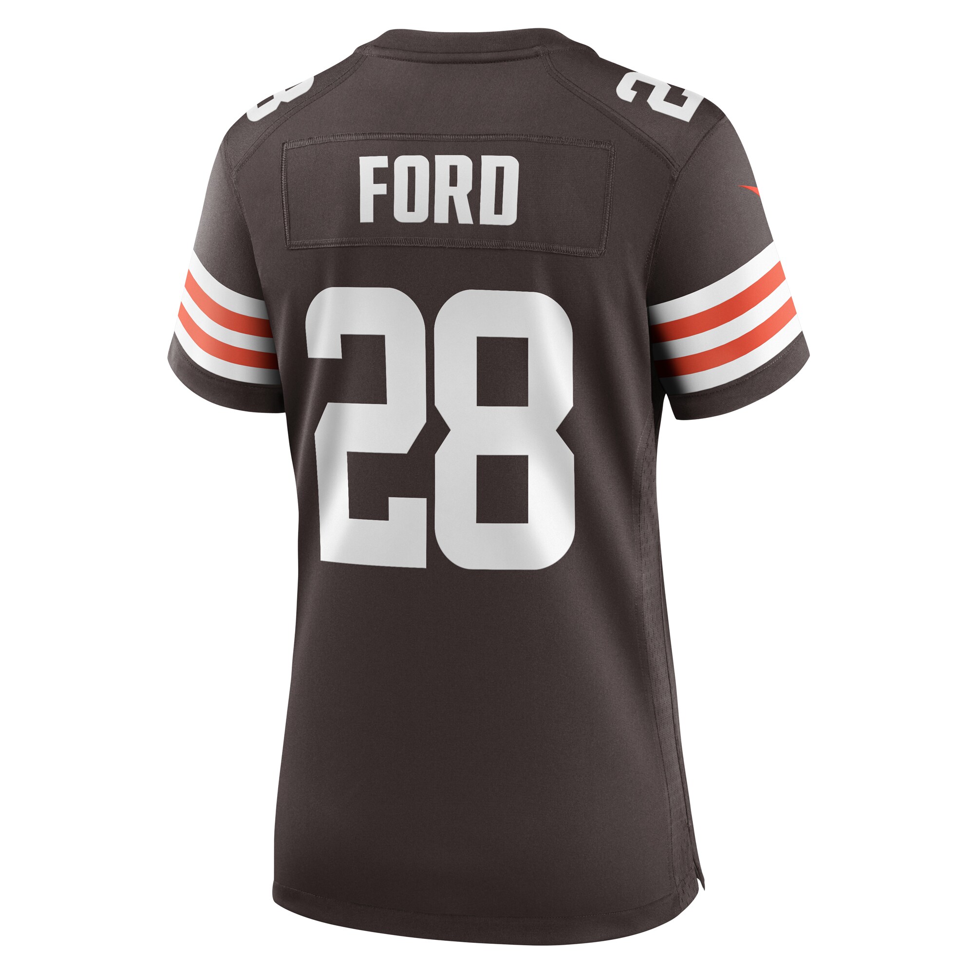 Cleveland Browns Mike Ford Brown Team Game NFL Jersey Women's