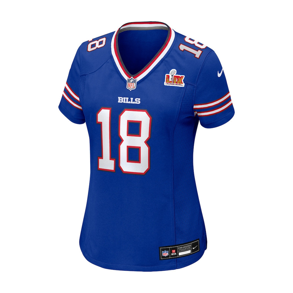 Amari Cooper #18 Buffalo Bills Super Bowl LIX Royal NFL Jersey Women's