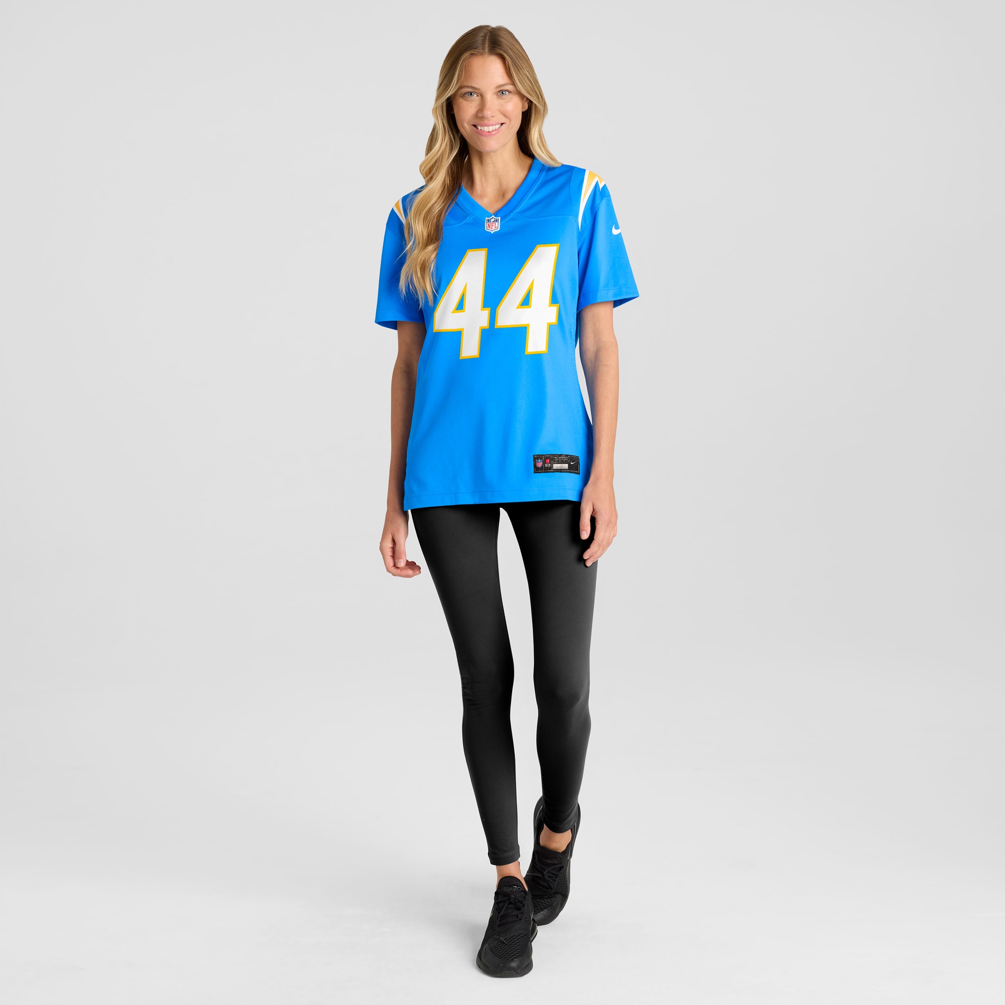 Los Angeles Chargers Tanner Muse Powder Blue Team Game NFL Jersey Women's