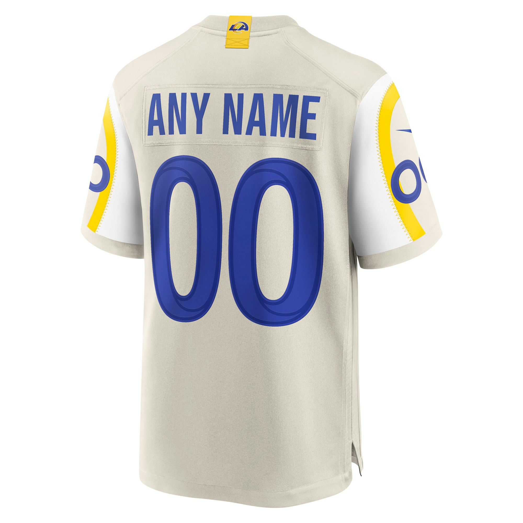 Los Angeles Rams Bone Custom Game NFL Jersey Men's