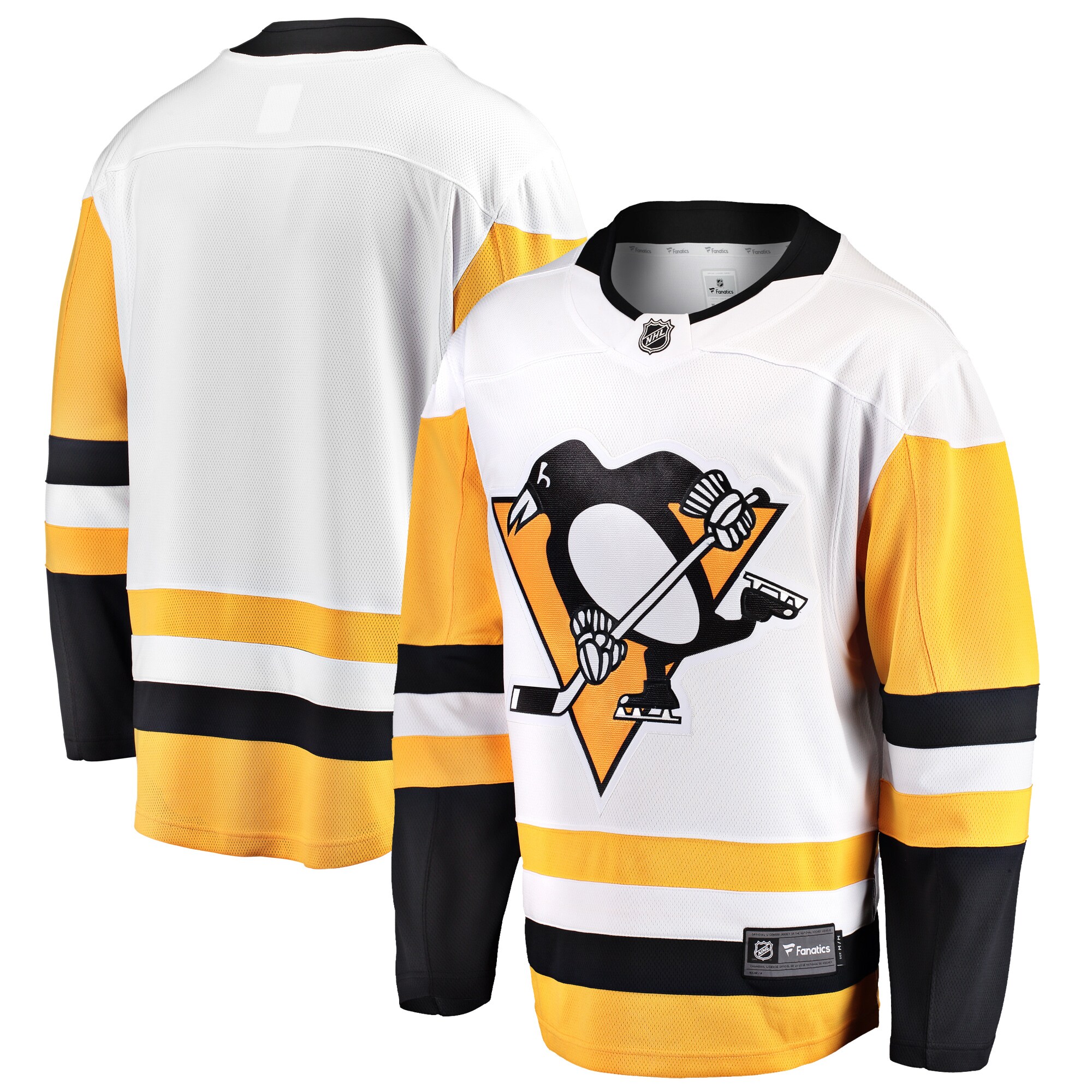 Pittsburgh Penguins White Breakaway Away NHL Jersey Men's