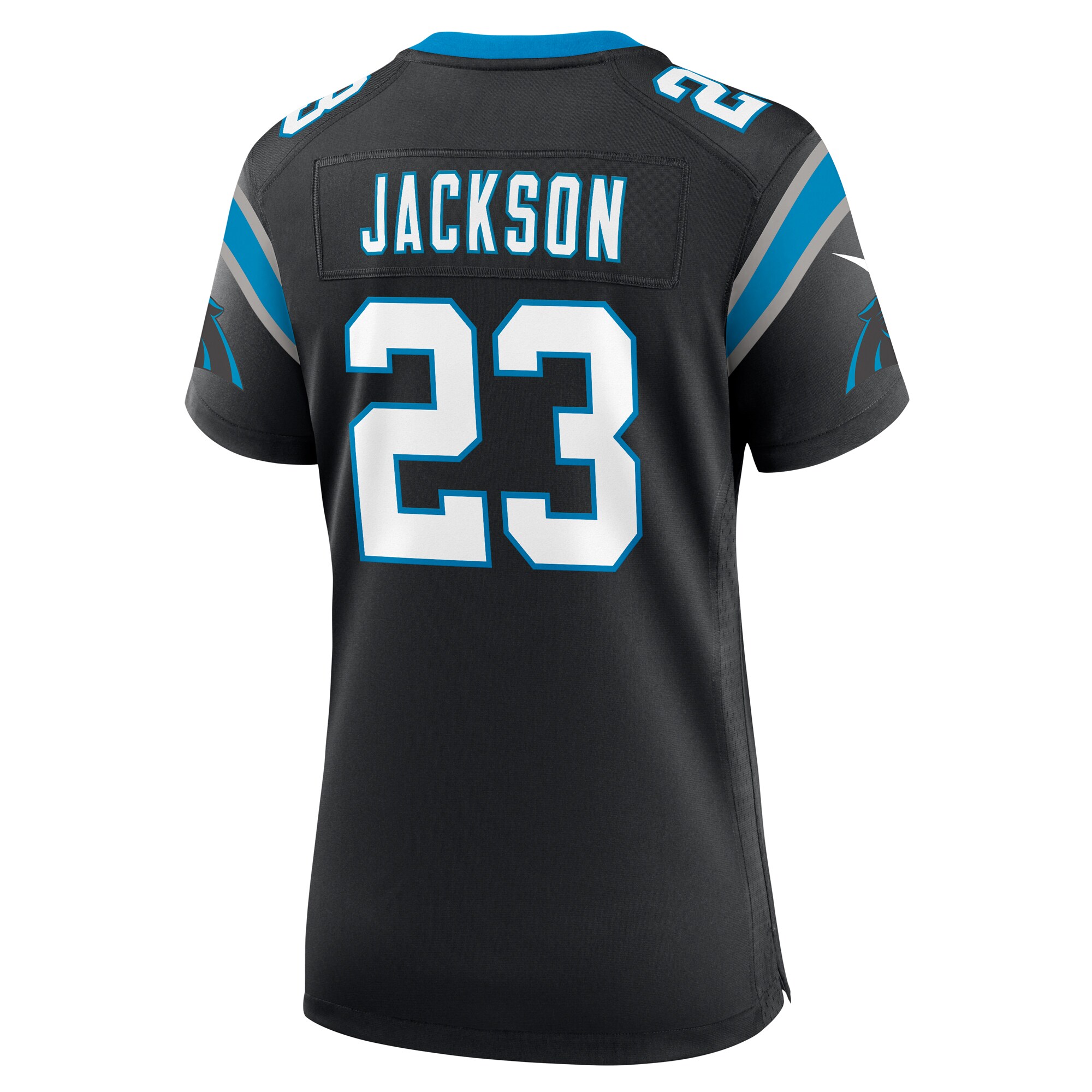 Carolina Panthers Dane Jackson Black Game NFL Jersey Women's