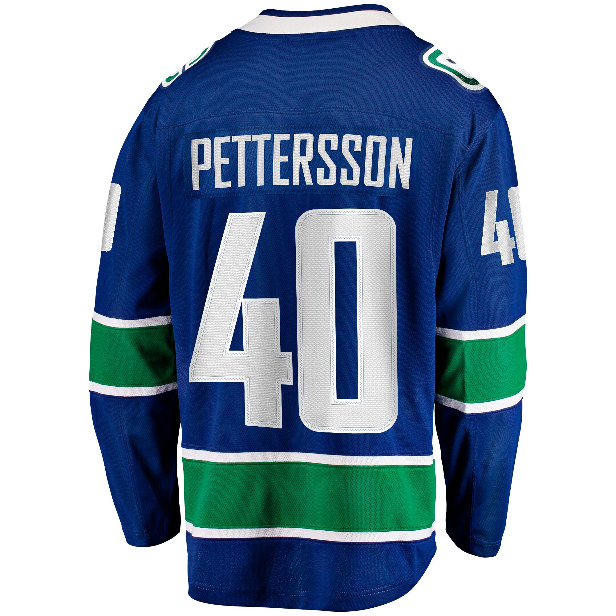 Vancouver Canucks Elias Pettersson Blue Home Breakaway NHL Jersey Men's