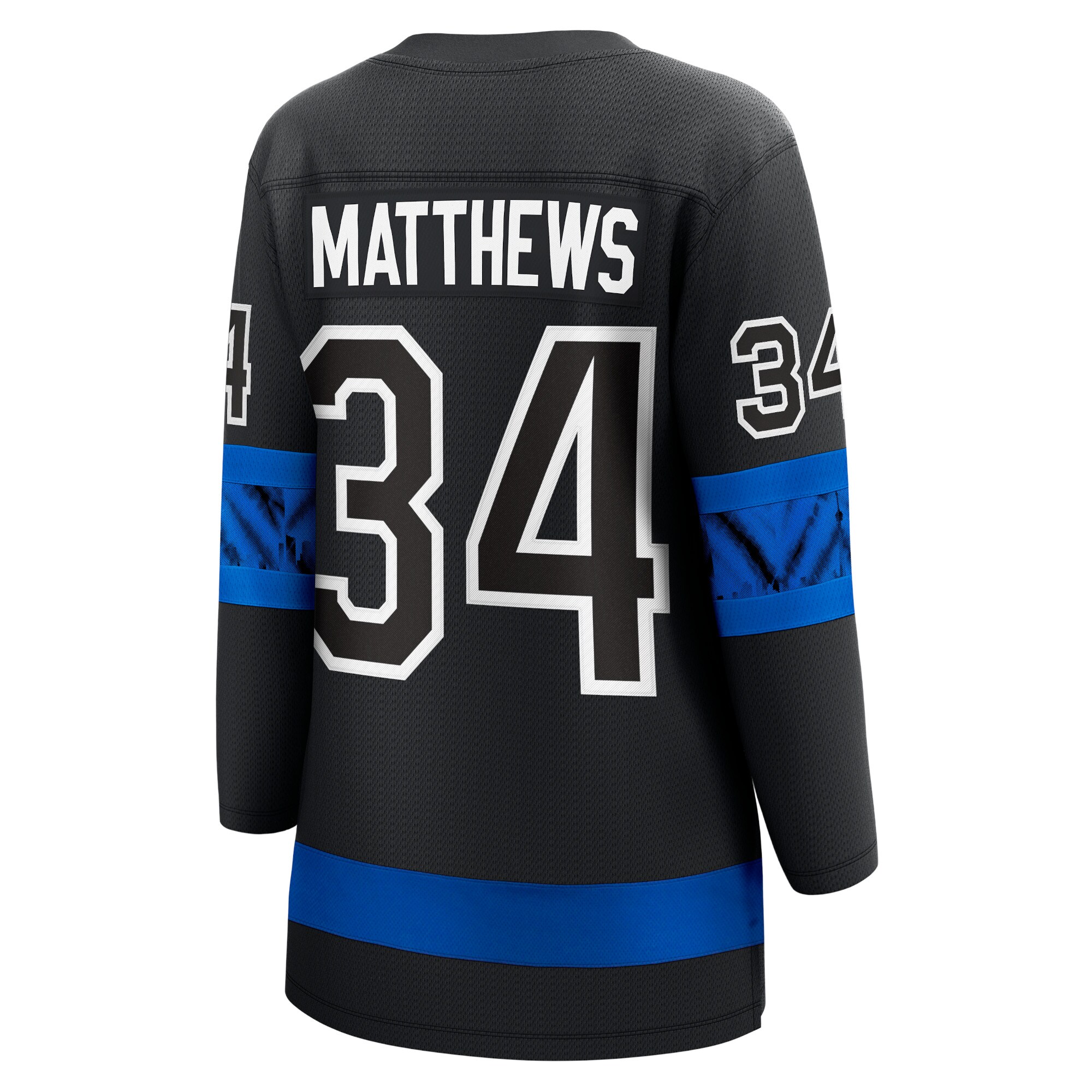Toronto Maple Leafs Auston Matthews Black Alternate Premier Breakaway Reversible Player NHL Jersey Women's