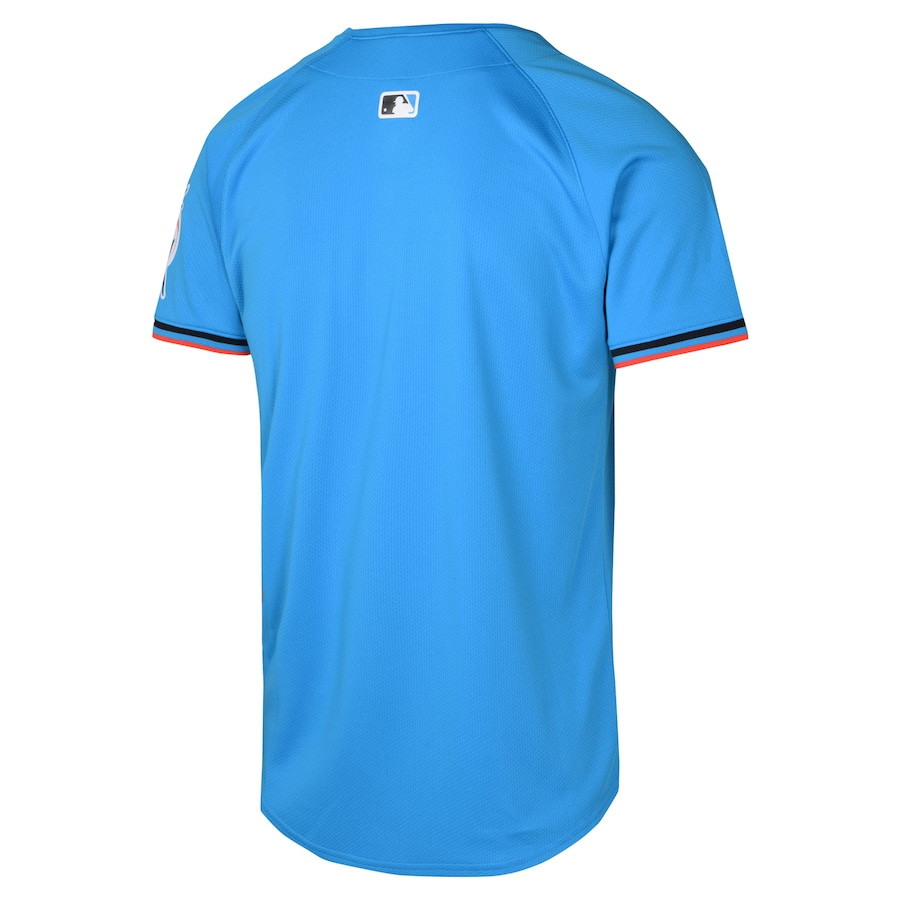 Miami Marlins Alternate Limited Blue MLB Jersey Youth
