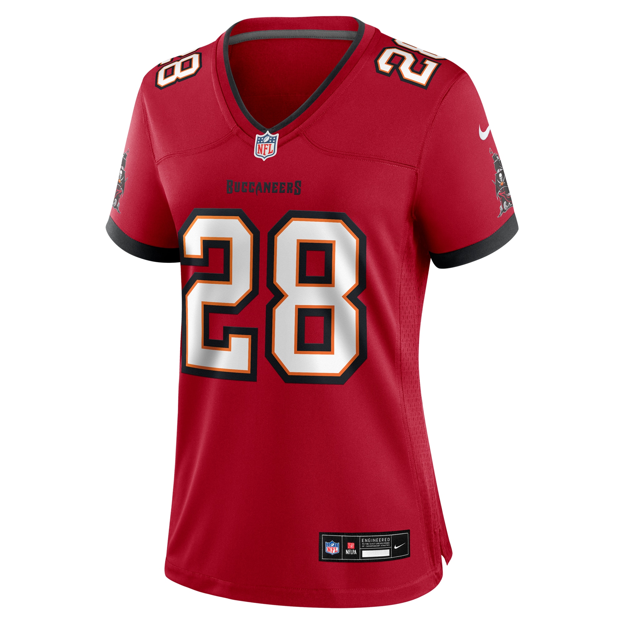 Tampa Bay Buccaneers Dallis Flowers Red Game NFL Jersey Women's