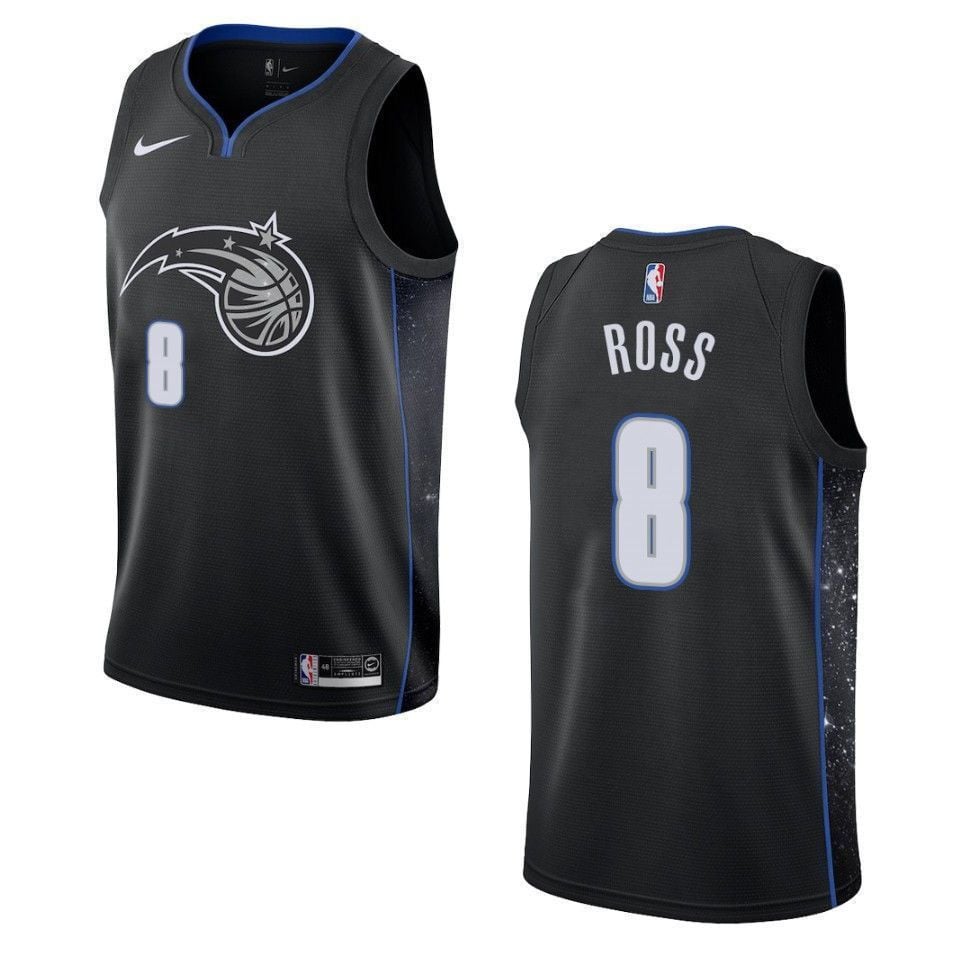 Orlando Magicc 8 Terrence Ross City Swingman Black NBA Jersey Men's