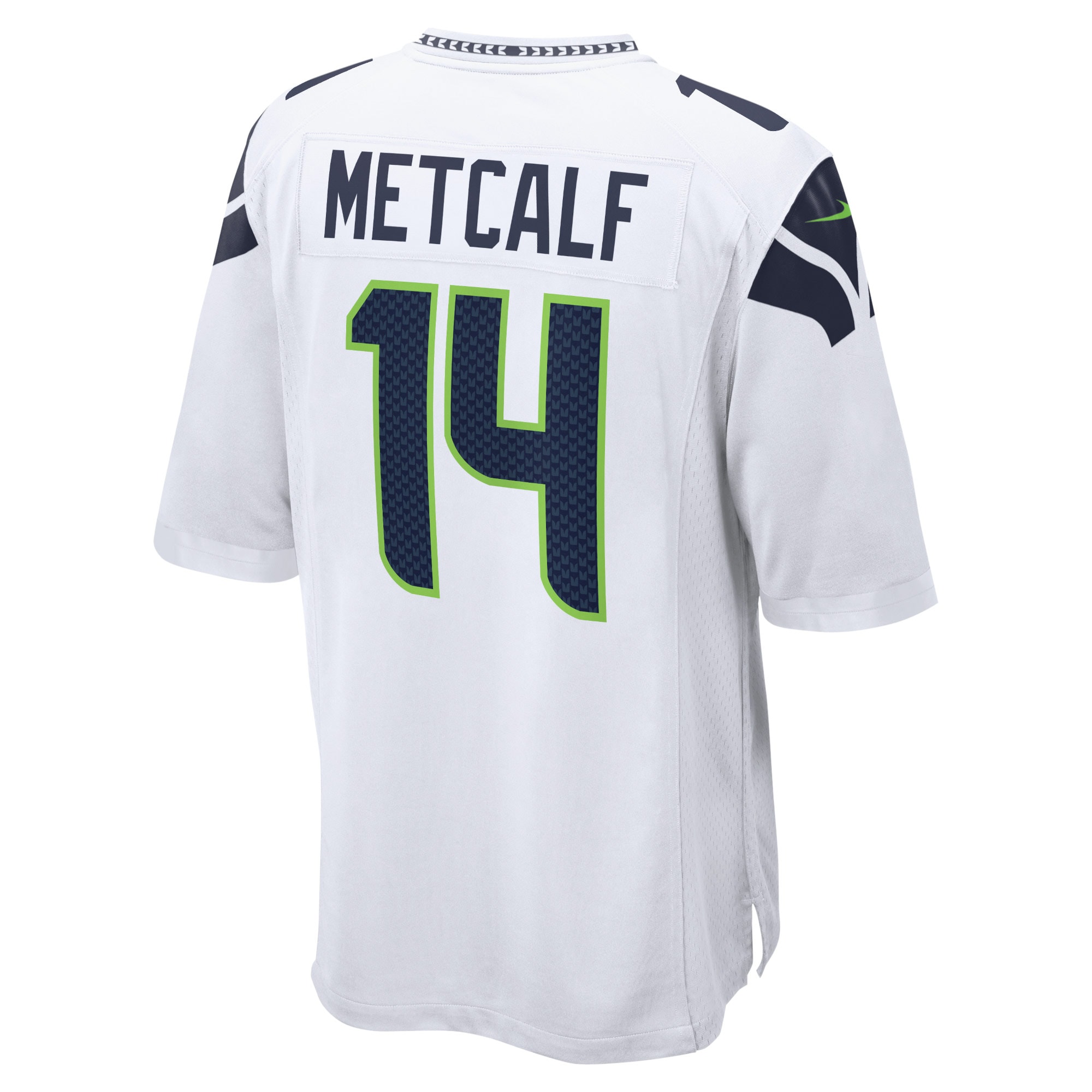 Seattle Seahawks DK Metcalf White Game NFL Jersey Men's