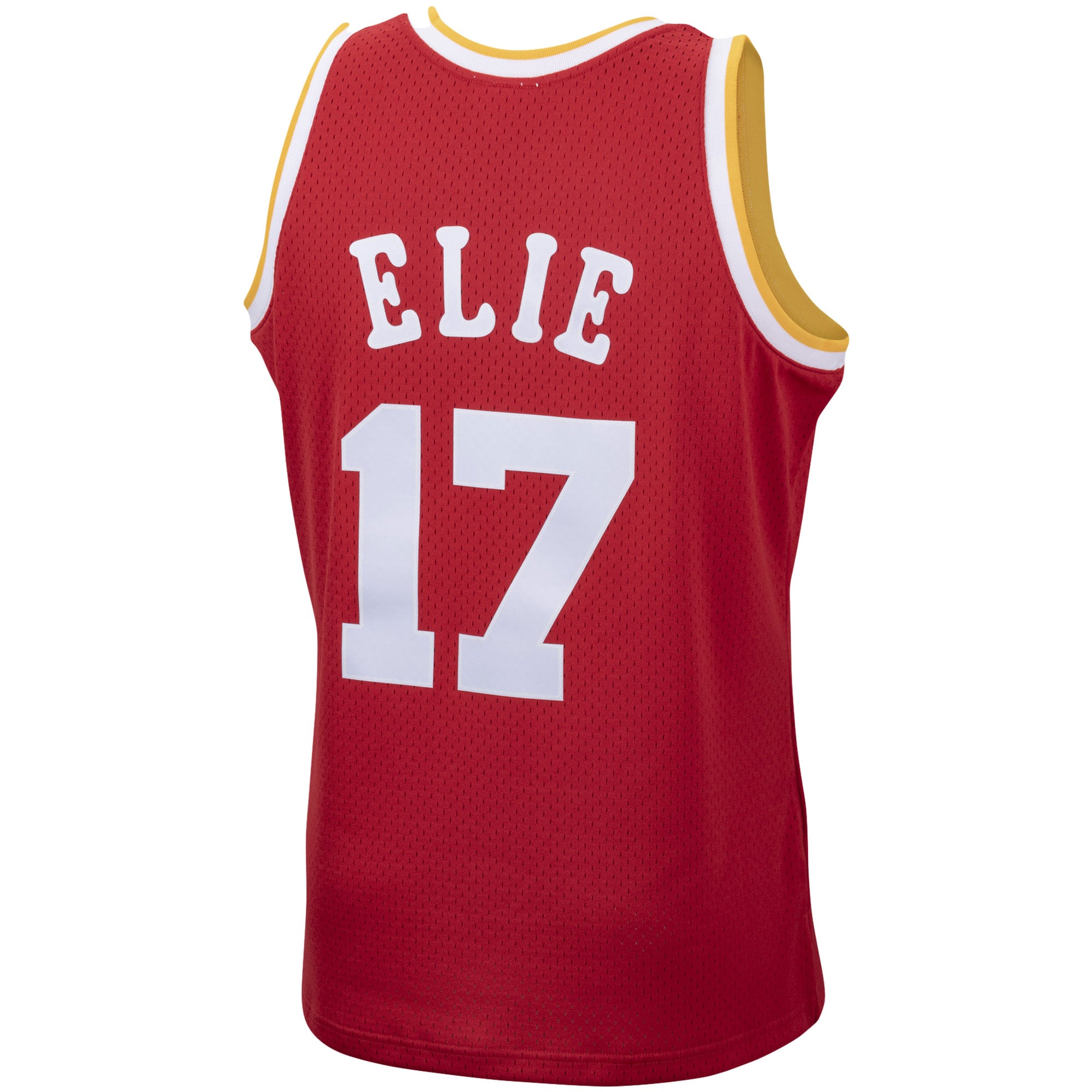 Mitchell Ness Mario Elie Red Houston Rockets 1993-94 Hardwood Classics Swingman NBA Jersey Men's