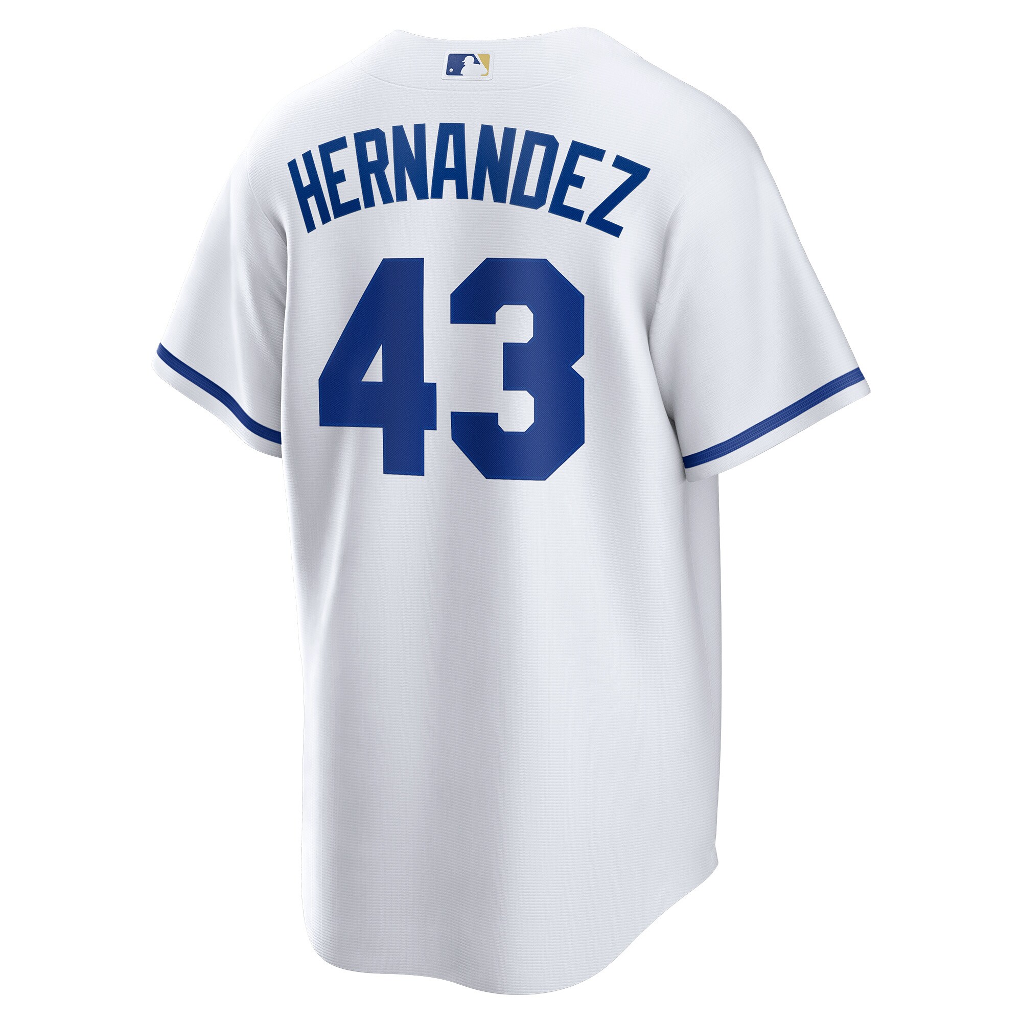 Kansas City Royals Carlos Hern?ndez White Home Player MLB Jersey Men's