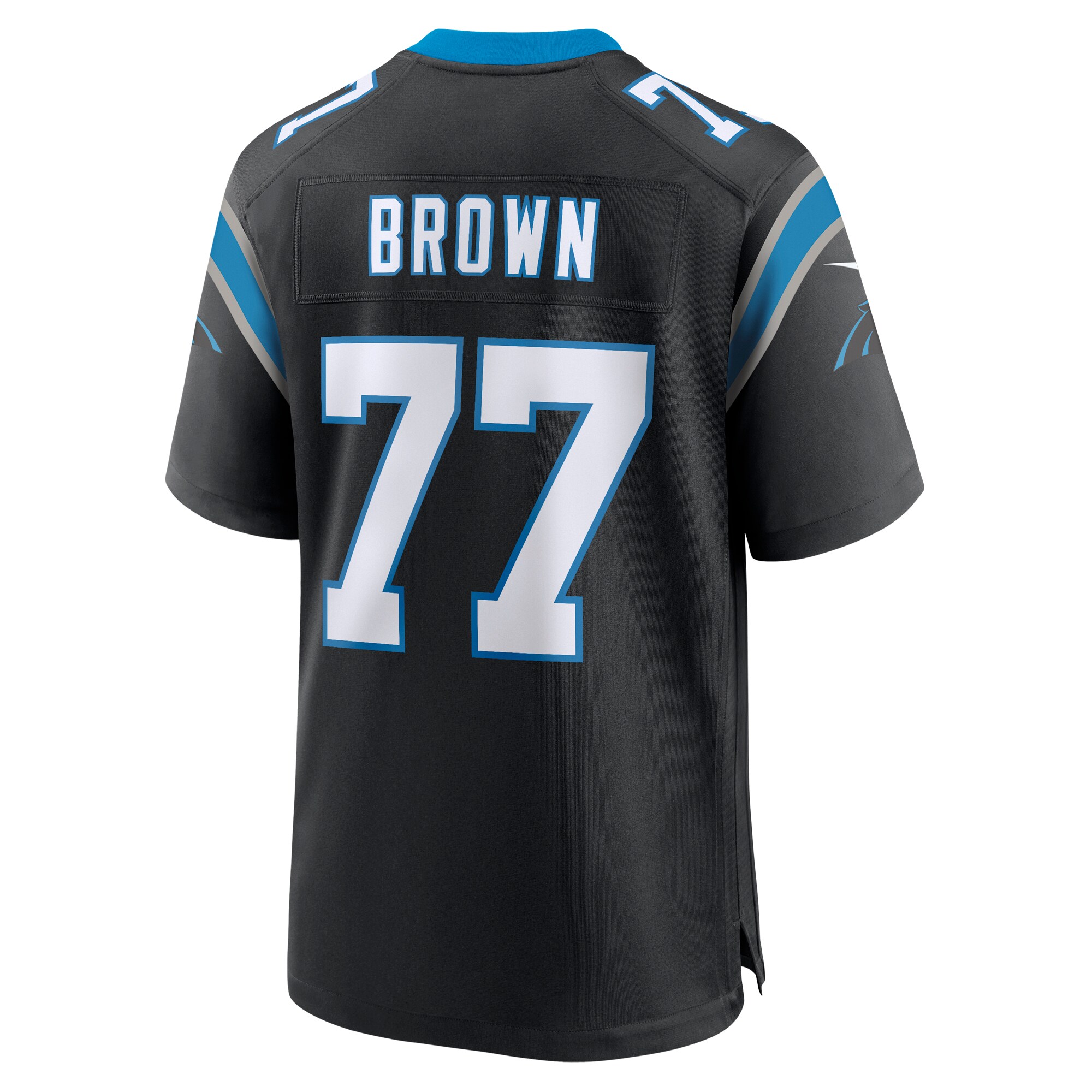 Carolina Panthers Deonte Brown Black Team Game NFL Jersey Men's