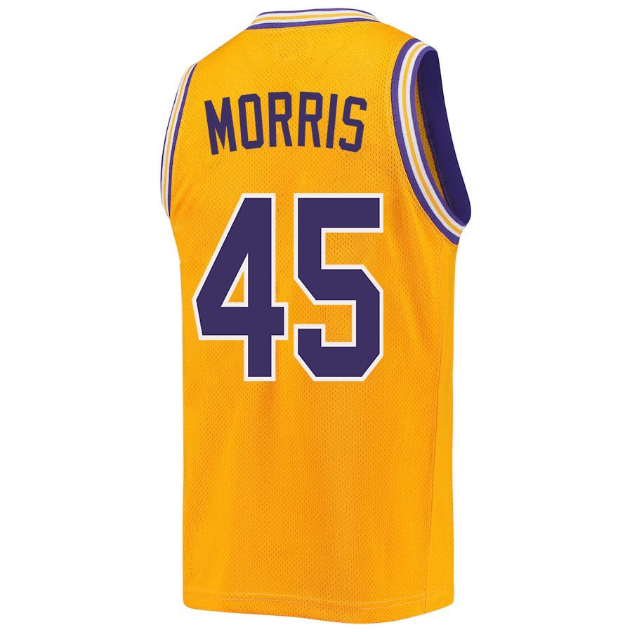 Alexis Morris 45 LSU Tigers 2023 Retro- Gold NCAA Jersey Men's
