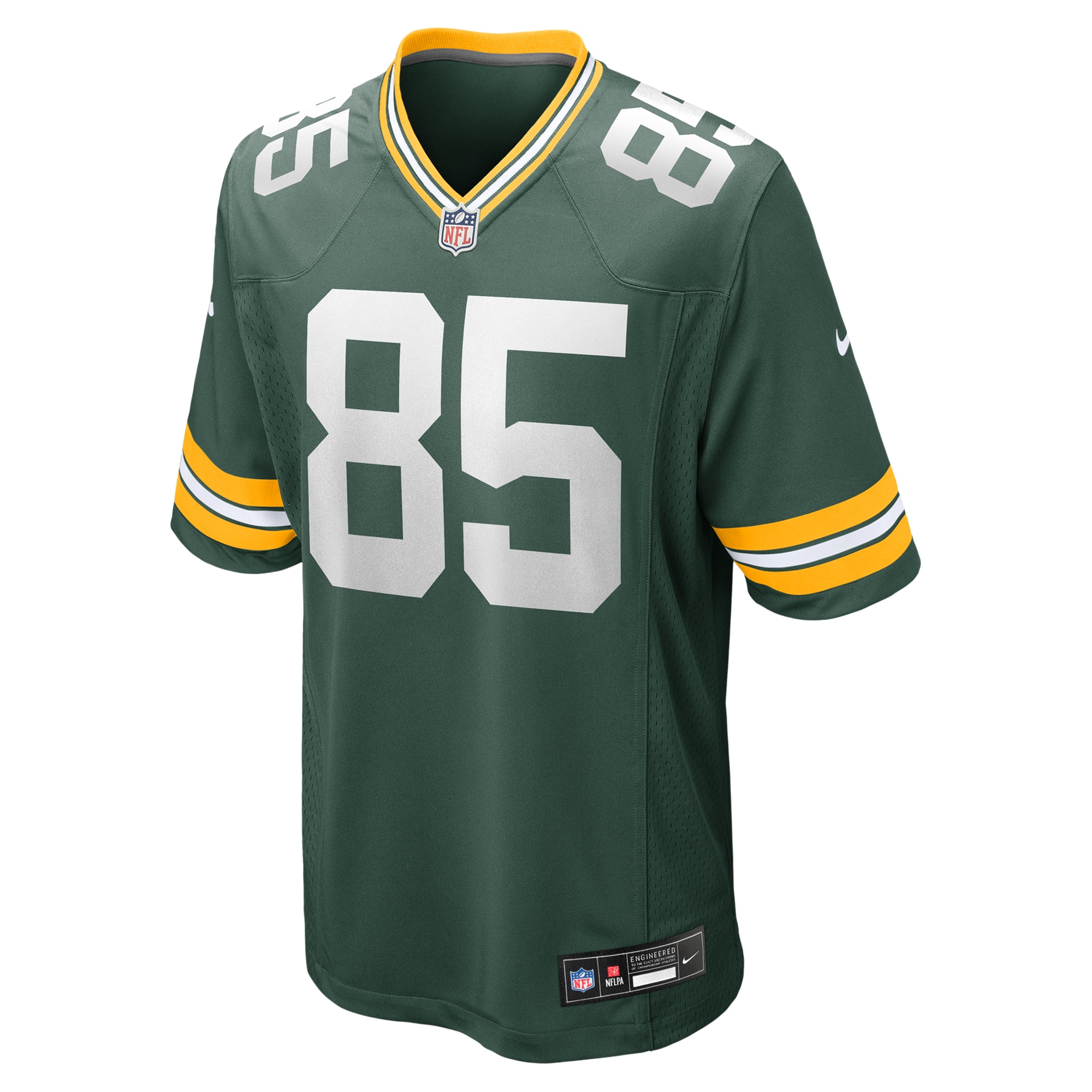 Green Bay Packers Tucker Kraft Green Game NFL Jersey Men's