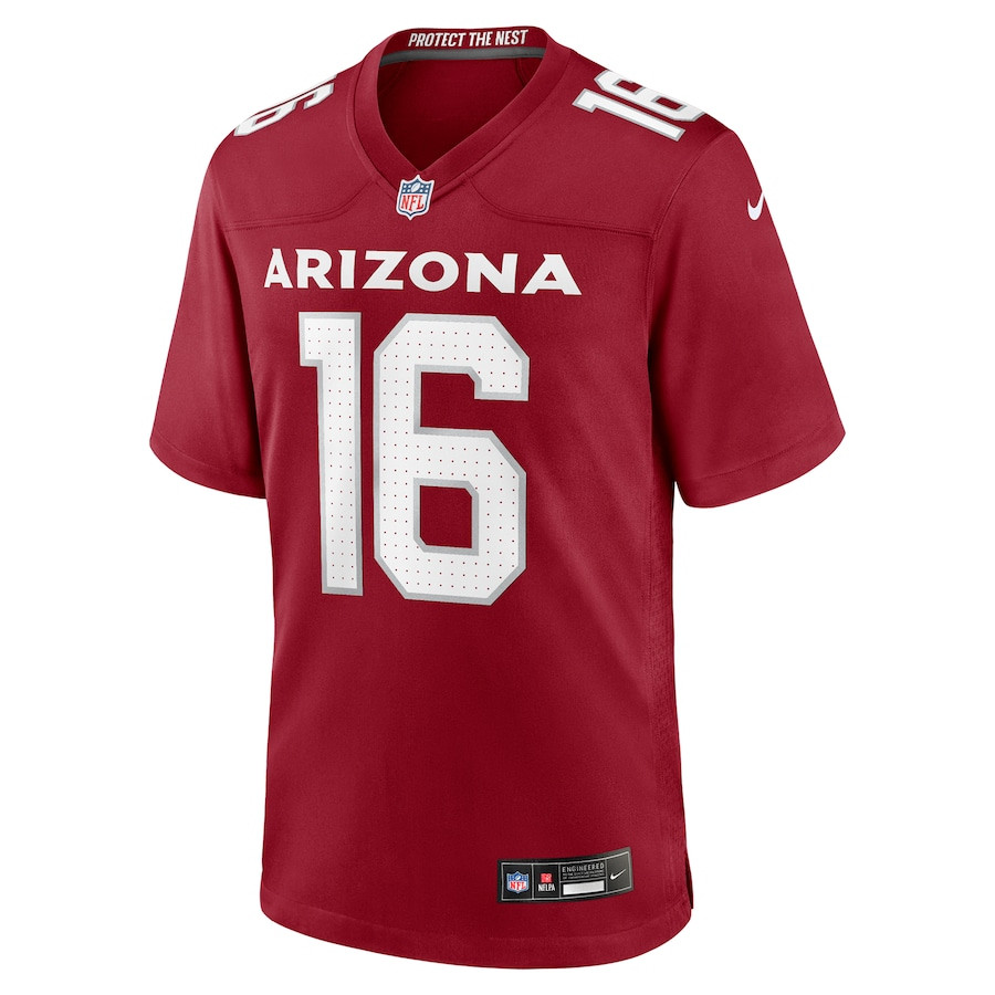 Max Melton 16 Arizona Cardinals Team Game Cardinal NFL Jersey Men's