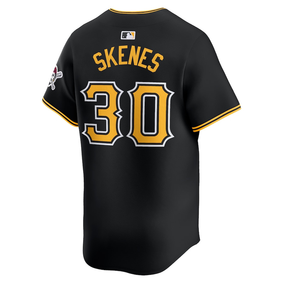 Paul Skenes 30 Pittsburgh Pirates Alternate Limited Black MLB Jersey Men's