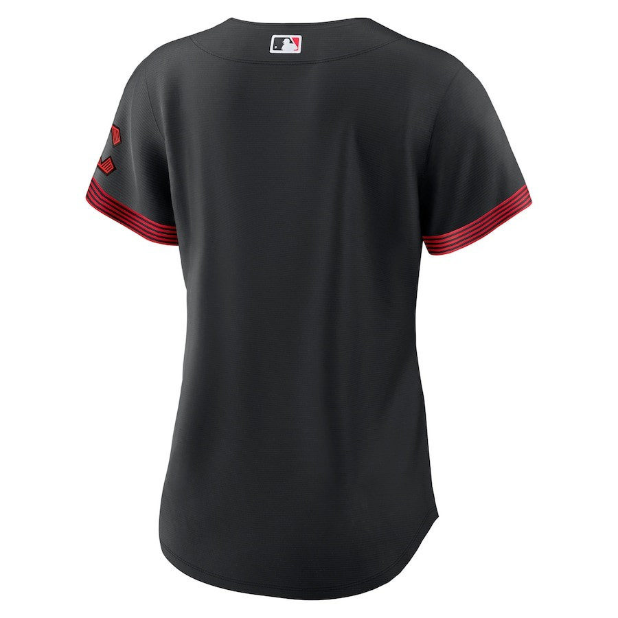 Cincinnati Reds 2023 City Connect Black MLB Jersey Women's