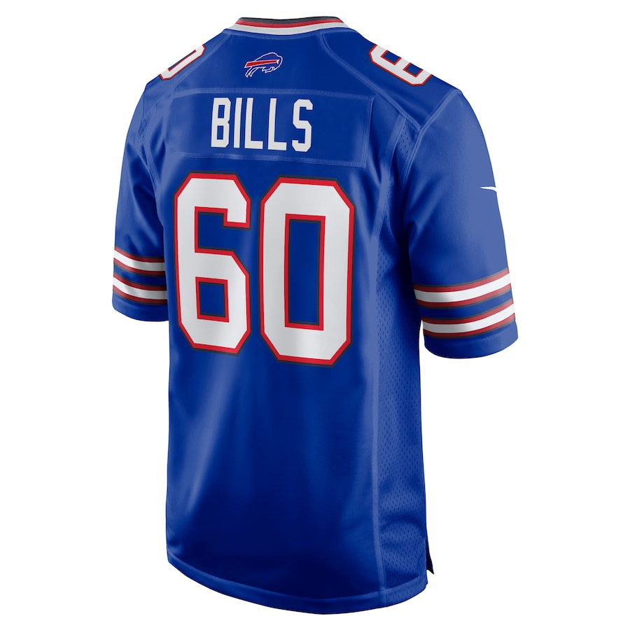 Keaton Bills 60 Buffalo Bills Game Royal NFL Jersey Men's