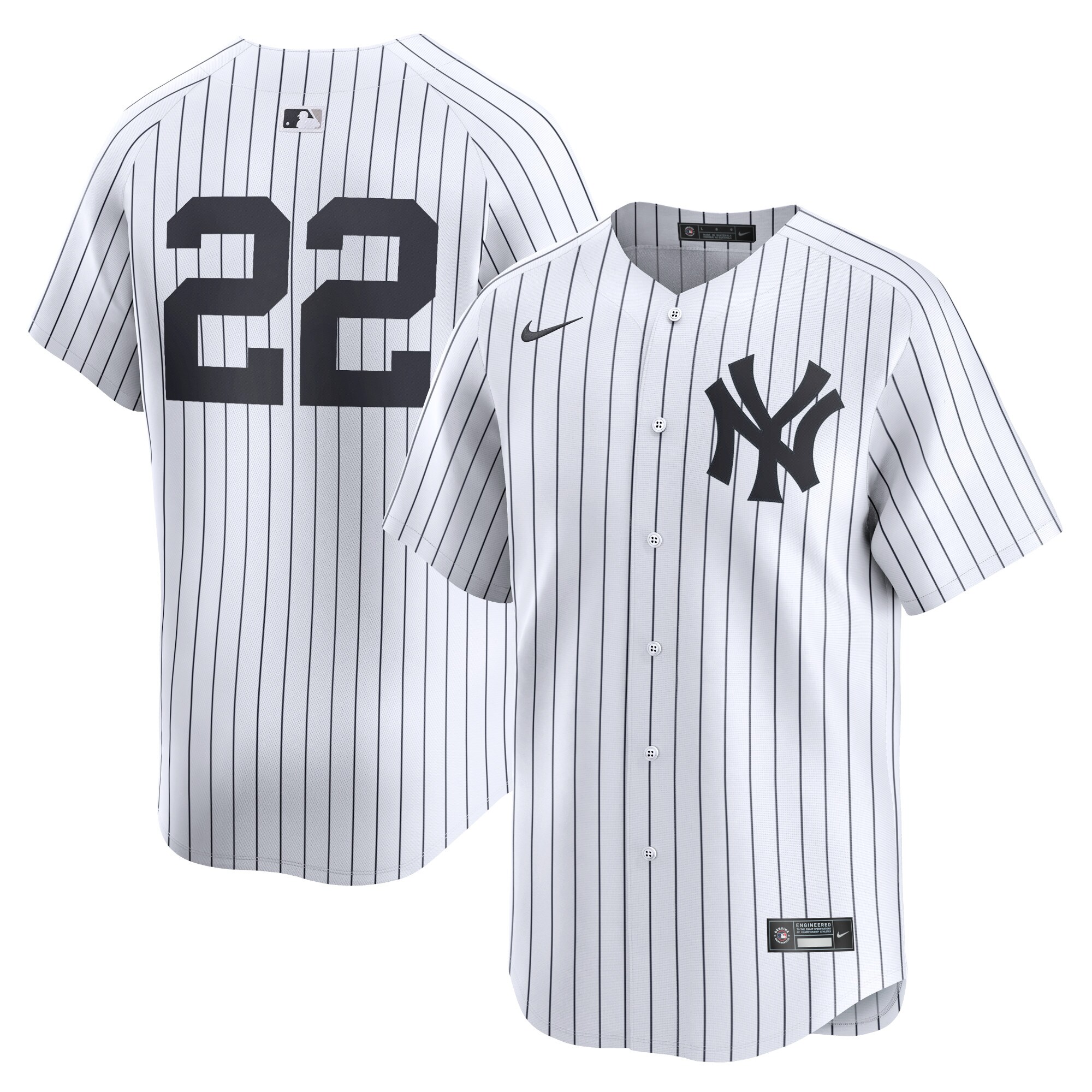 New York Yankees Juan Soto White Home Limited Player MLB Jersey Youth