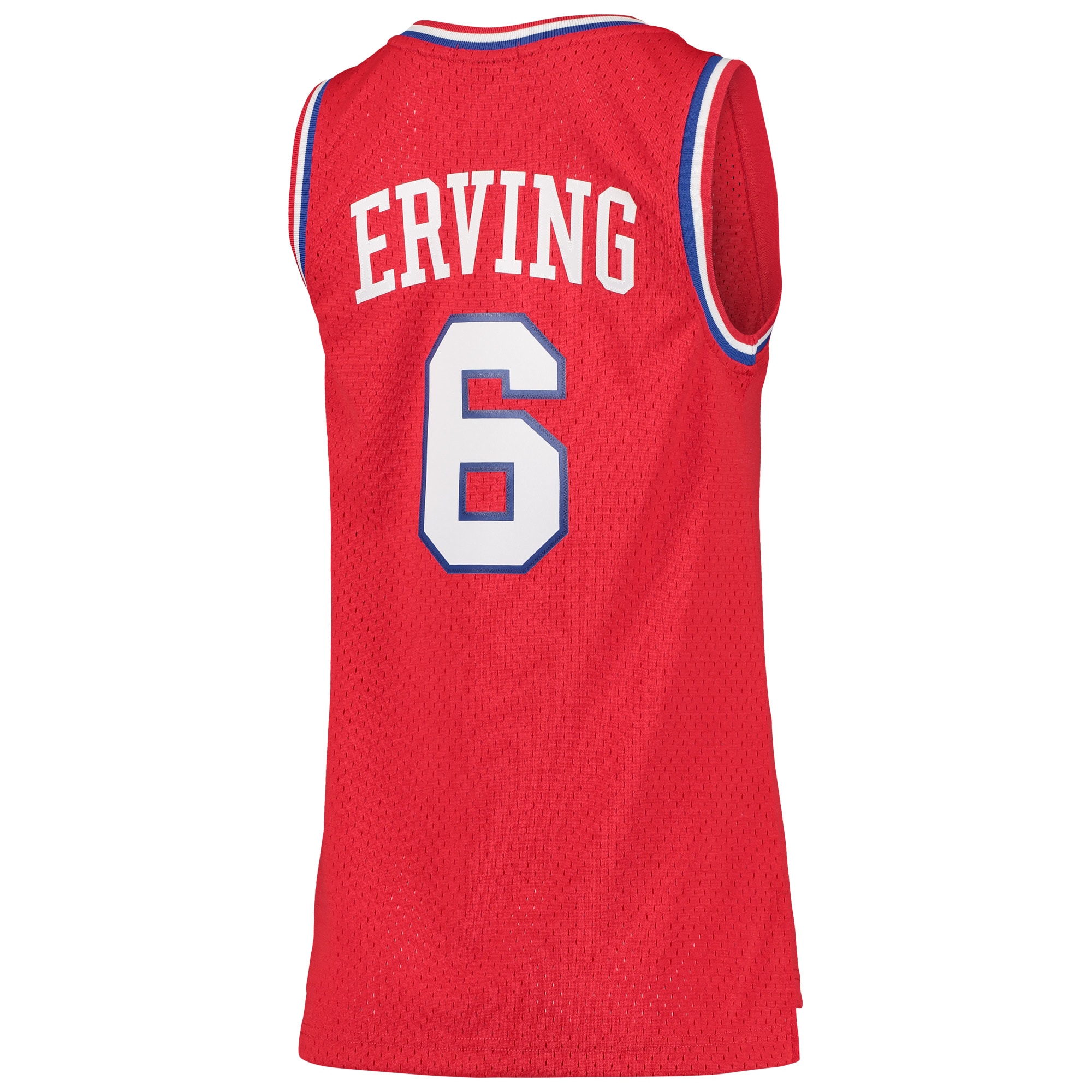 Mitchell Ness Julius Erving Red Philadelphia 76ers 1982-83 Hardwood Classics Swingman NBA Jersey Women's