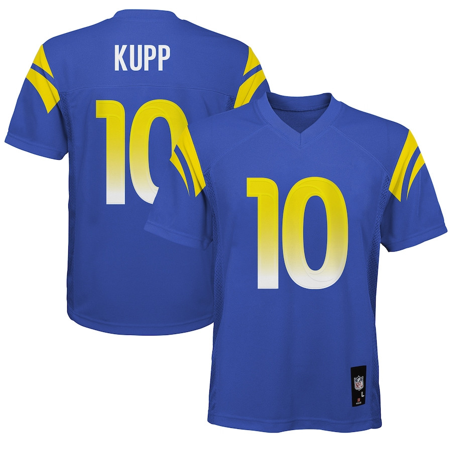 Cooper Kupp 10 Los Angeles Rams Royal NFL Jersey Youth