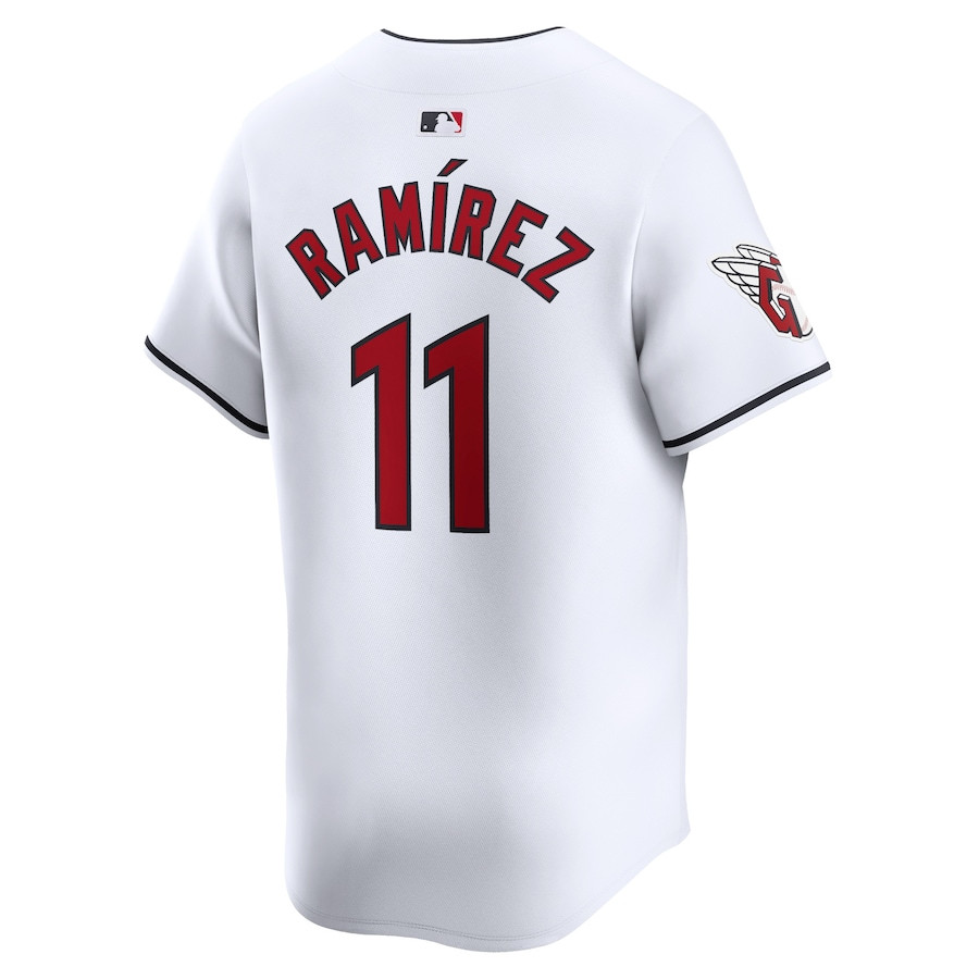 Jose Ramirez 11 Cleveland Guardians Home Limited Player White MLB Jersey Men's
