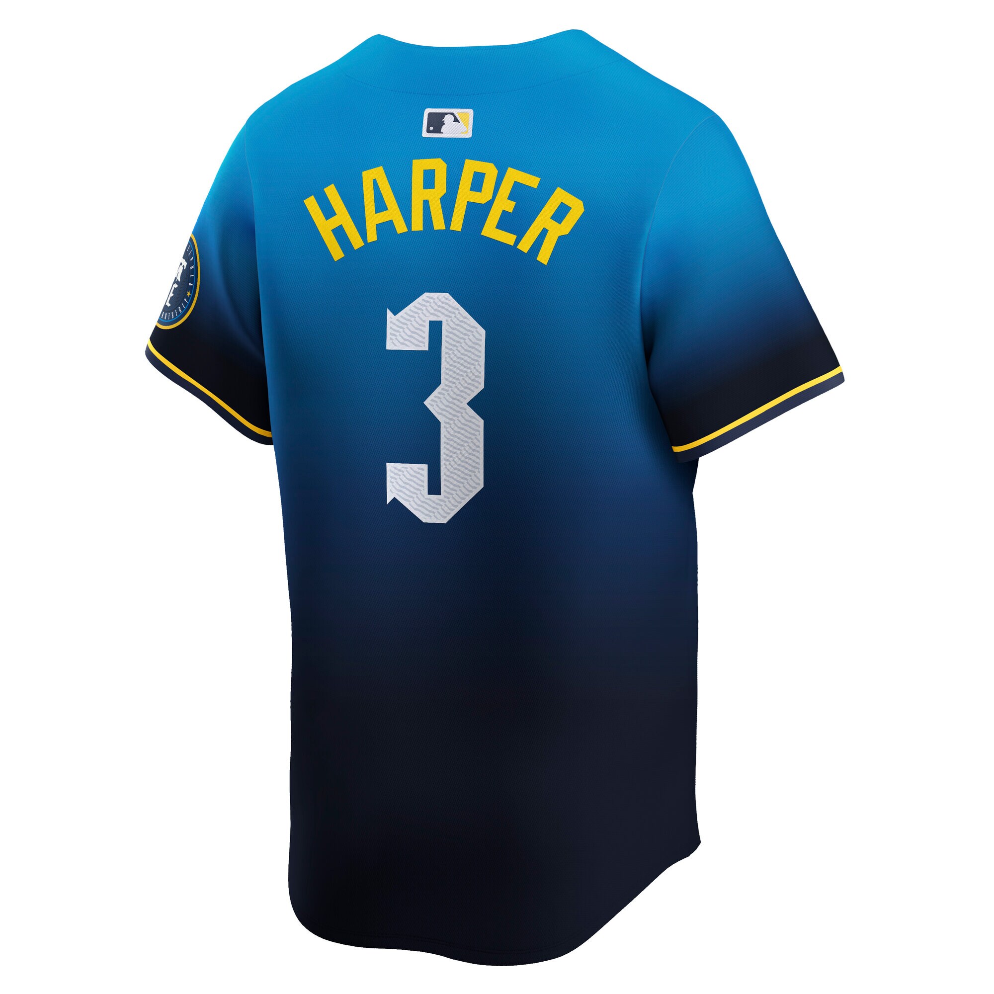 Philadelphia Phillies Bryce Harper Blue City Connect Limited Player MLB Jersey Men's