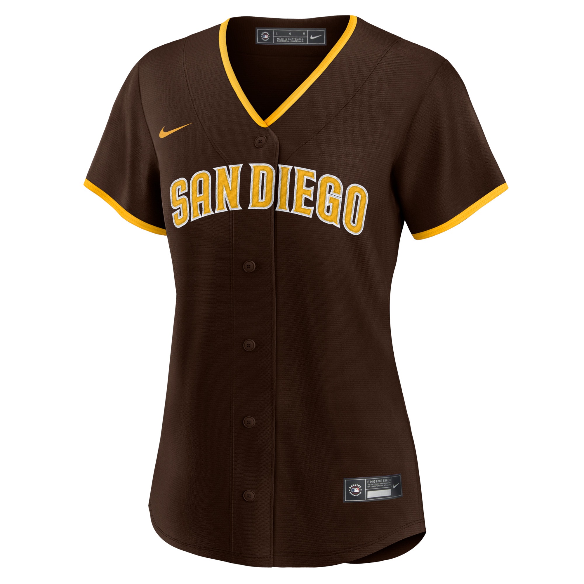 San Diego Padres Manny Machado Brown Road Player MLB Jersey Women's