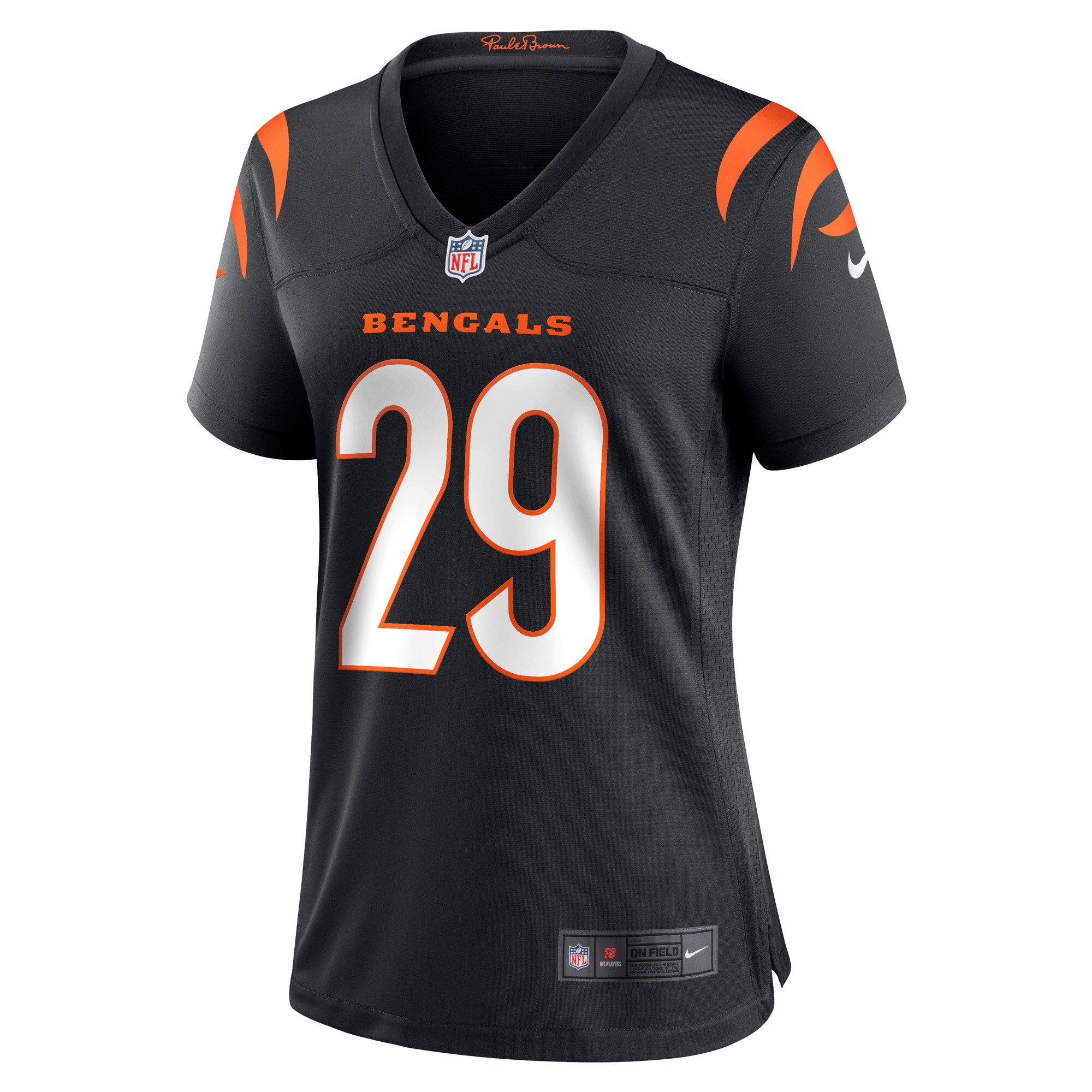 Cincinnati Bengals Cam Taylor-Britt Black Game Player NFL Jersey Women's