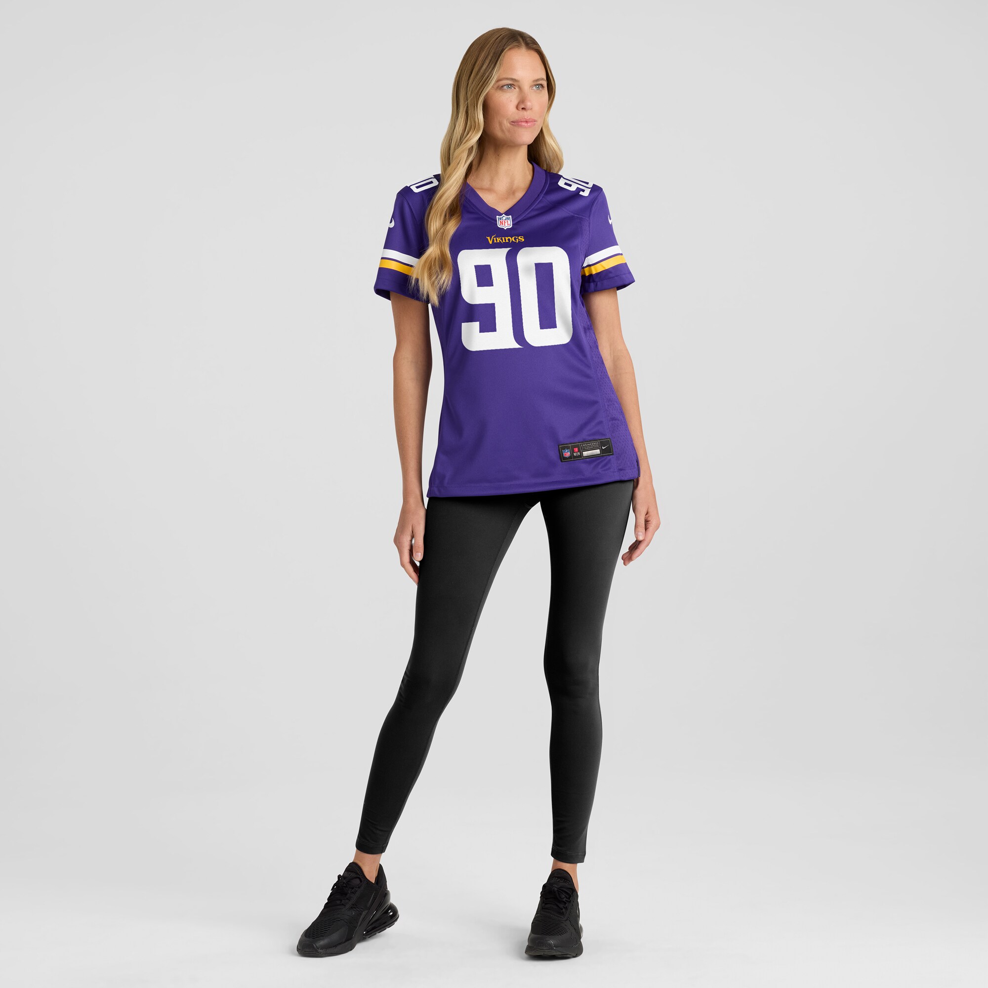 Minnesota Vikings Jonathan Bullard Purple Game NFL Jersey Women's