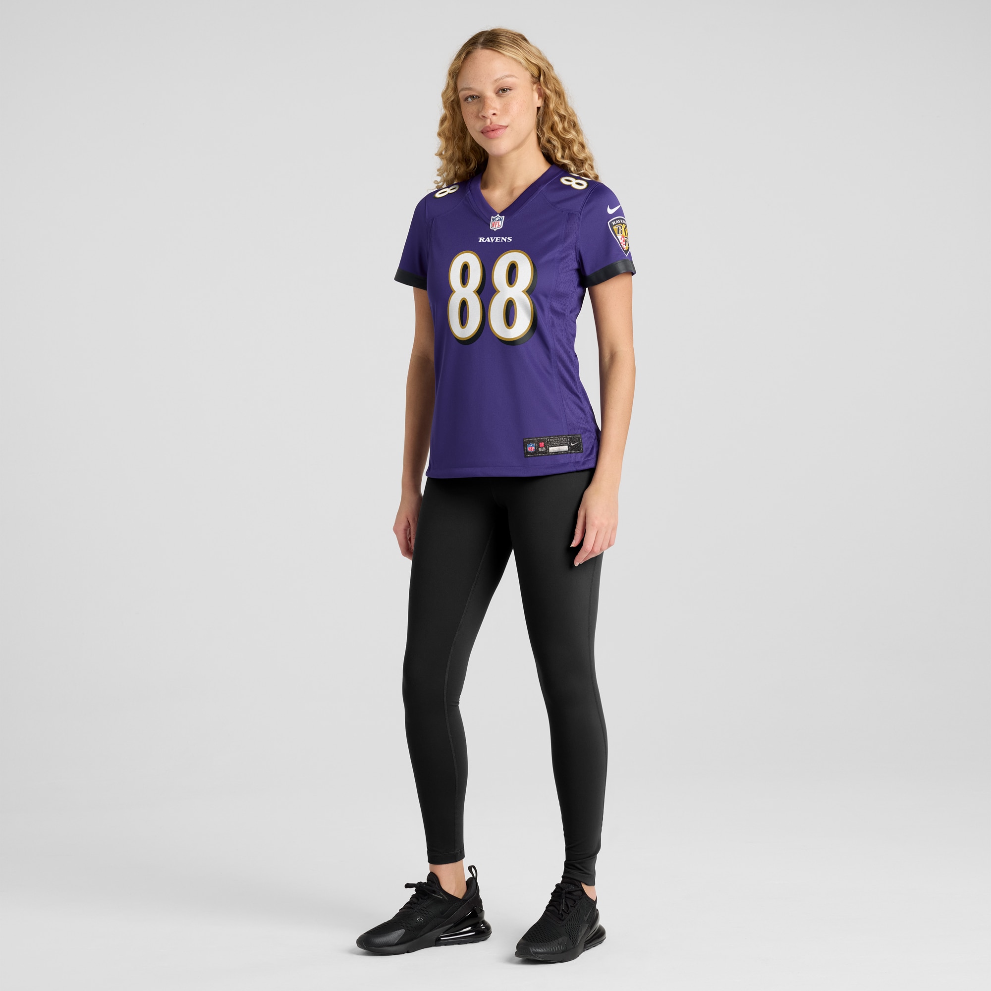 Baltimore Ravens Charlie Kolar Purple Player Game NFL Jersey Women's