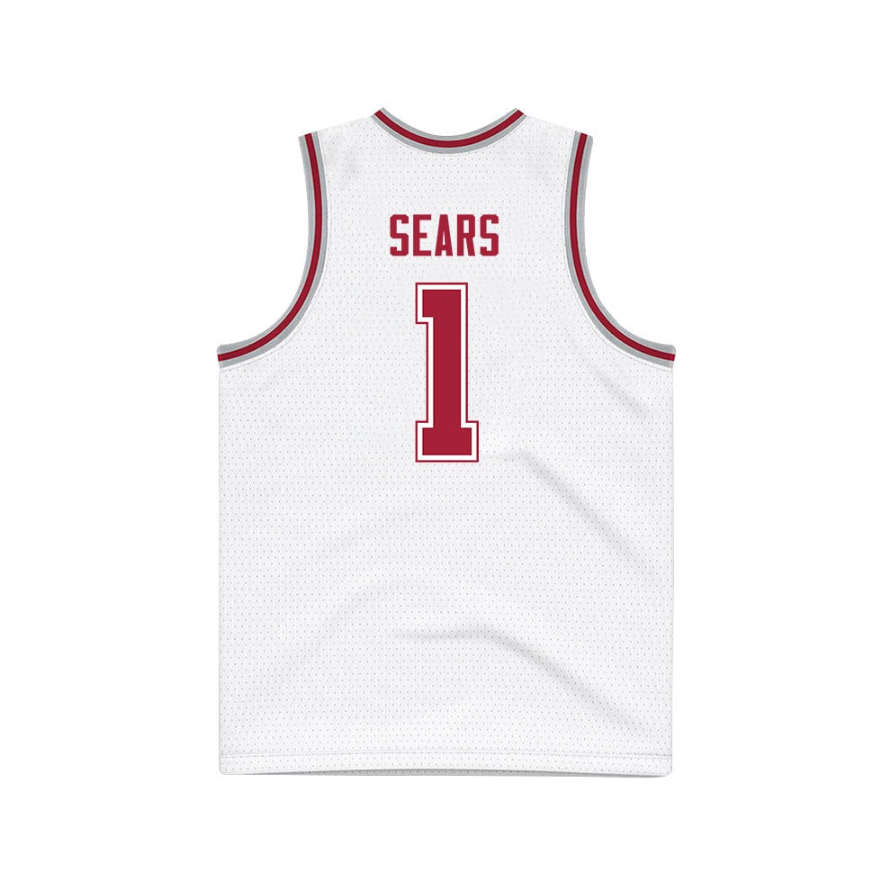 Mark Sears 1 Alabama Crimson Tide 2024 White Unisex NCAA Jersey Unisex