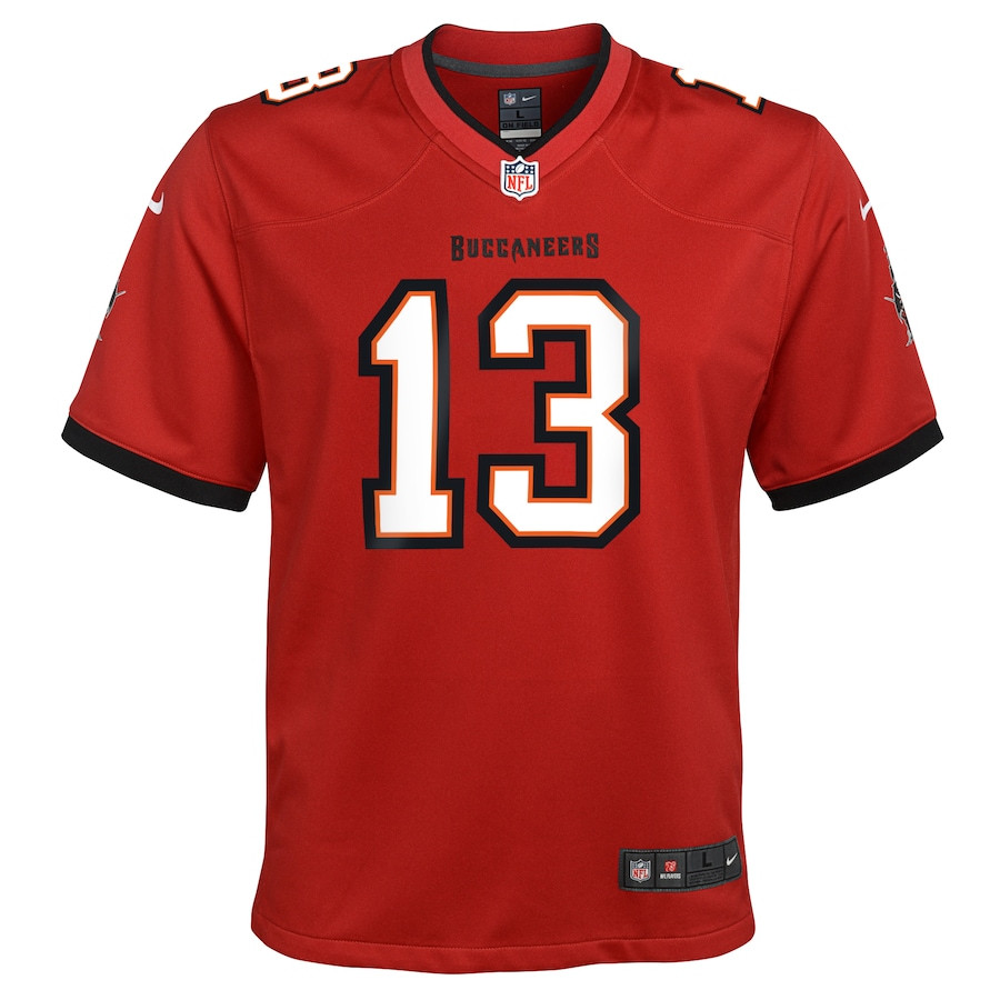 Mike Evans 13 Tampa Bay Buccaneers Game Red NFL Jersey Youth