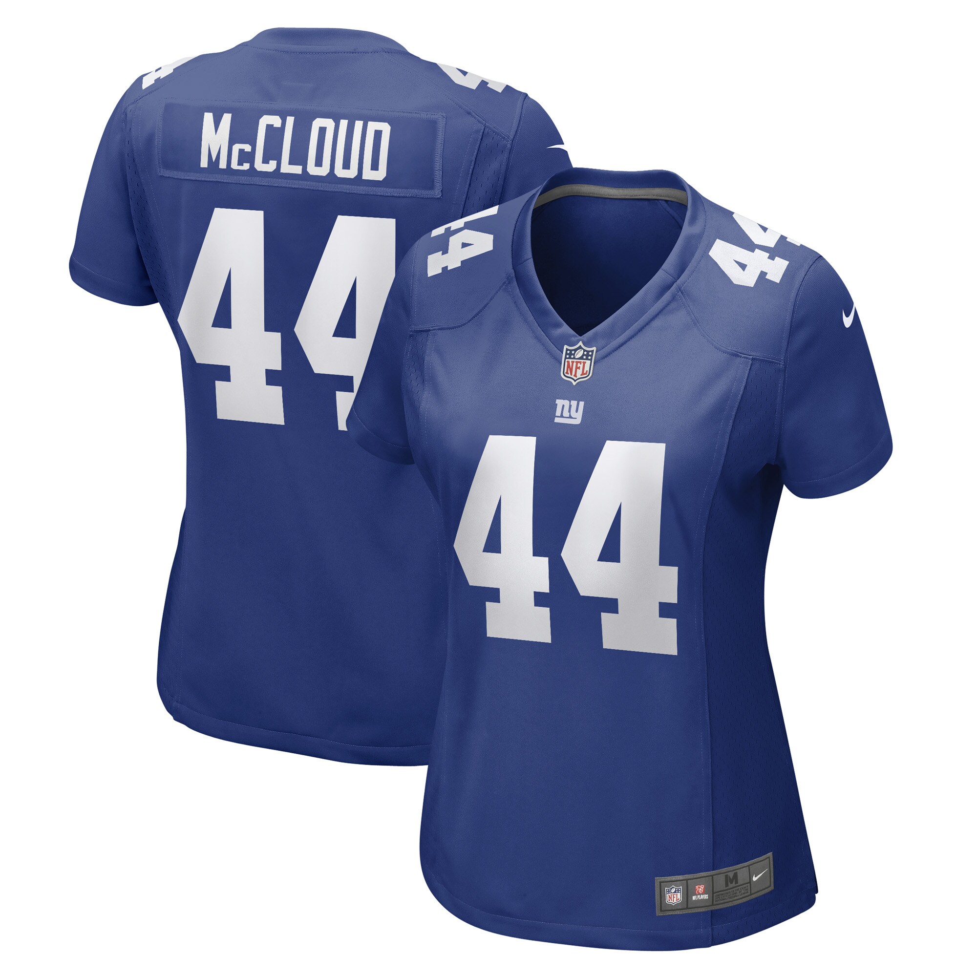 New York Giants Nick McCloud Royal Game Player NFL Jersey Women's