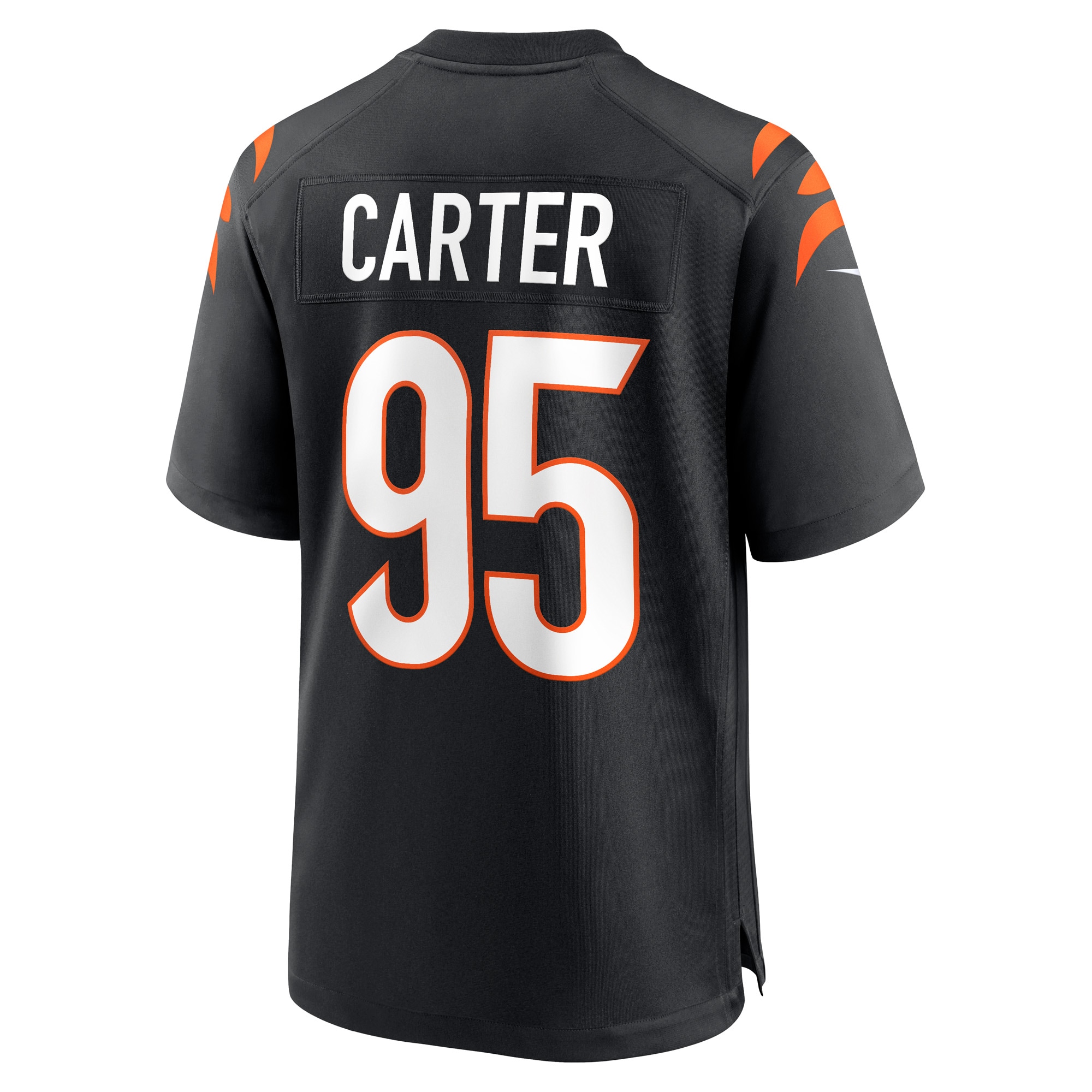 Cincinnati Bengals Zach Carter Black Game Player NFL Jersey Men's