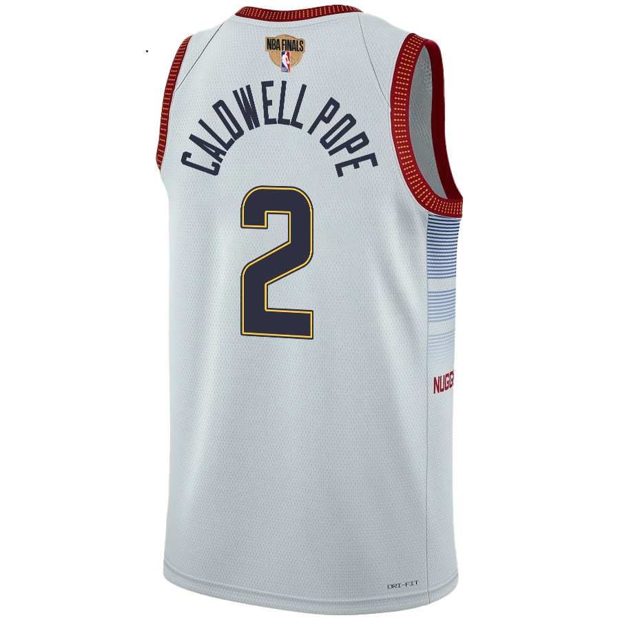 Kentavious Caldwell-Pope 2 Denver Nuggets Final Champions 2023 Swingman White NBA Jersey Men's