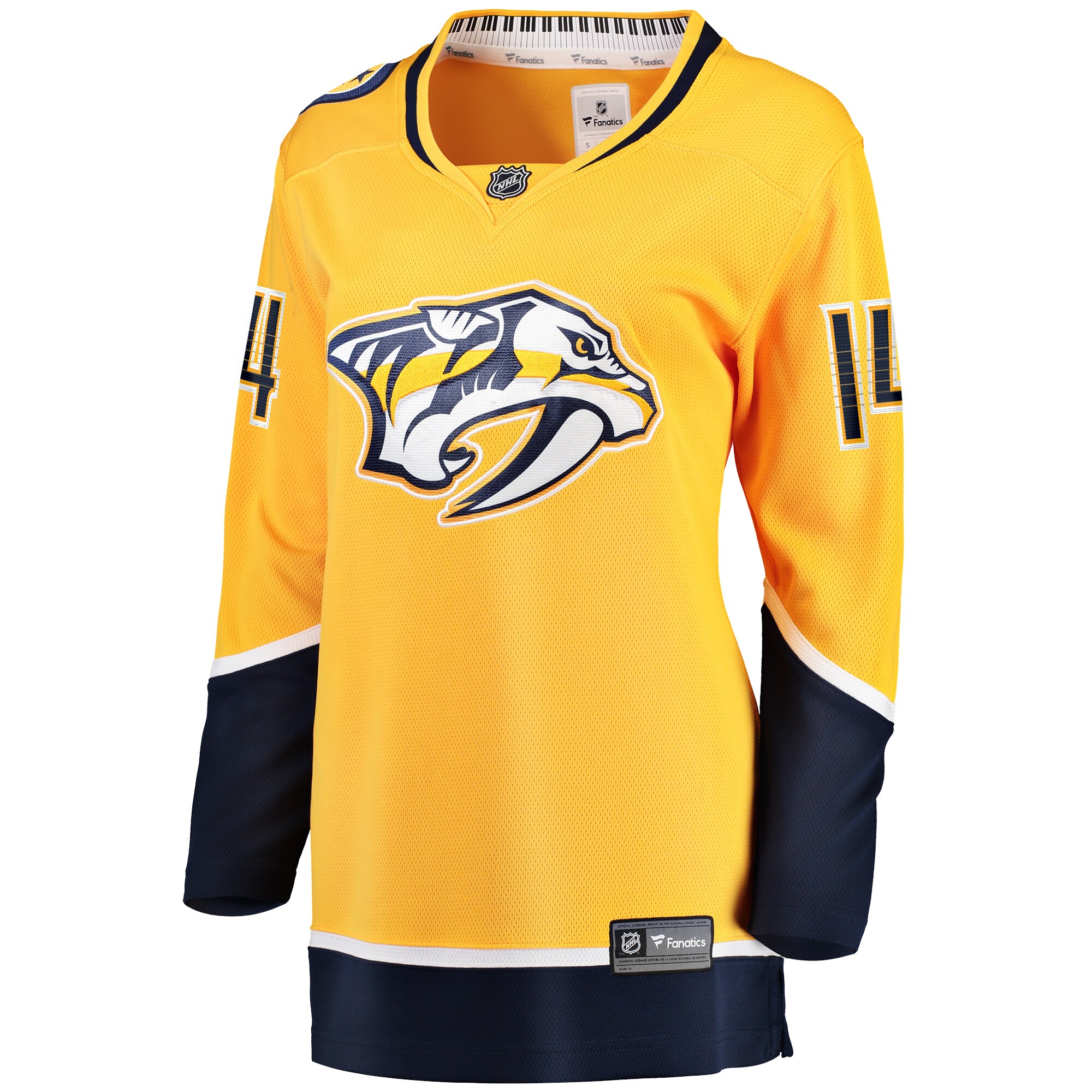 Nashville Predators Gustav Nyquist Gold Home Breakaway Player NHL Jersey Women's