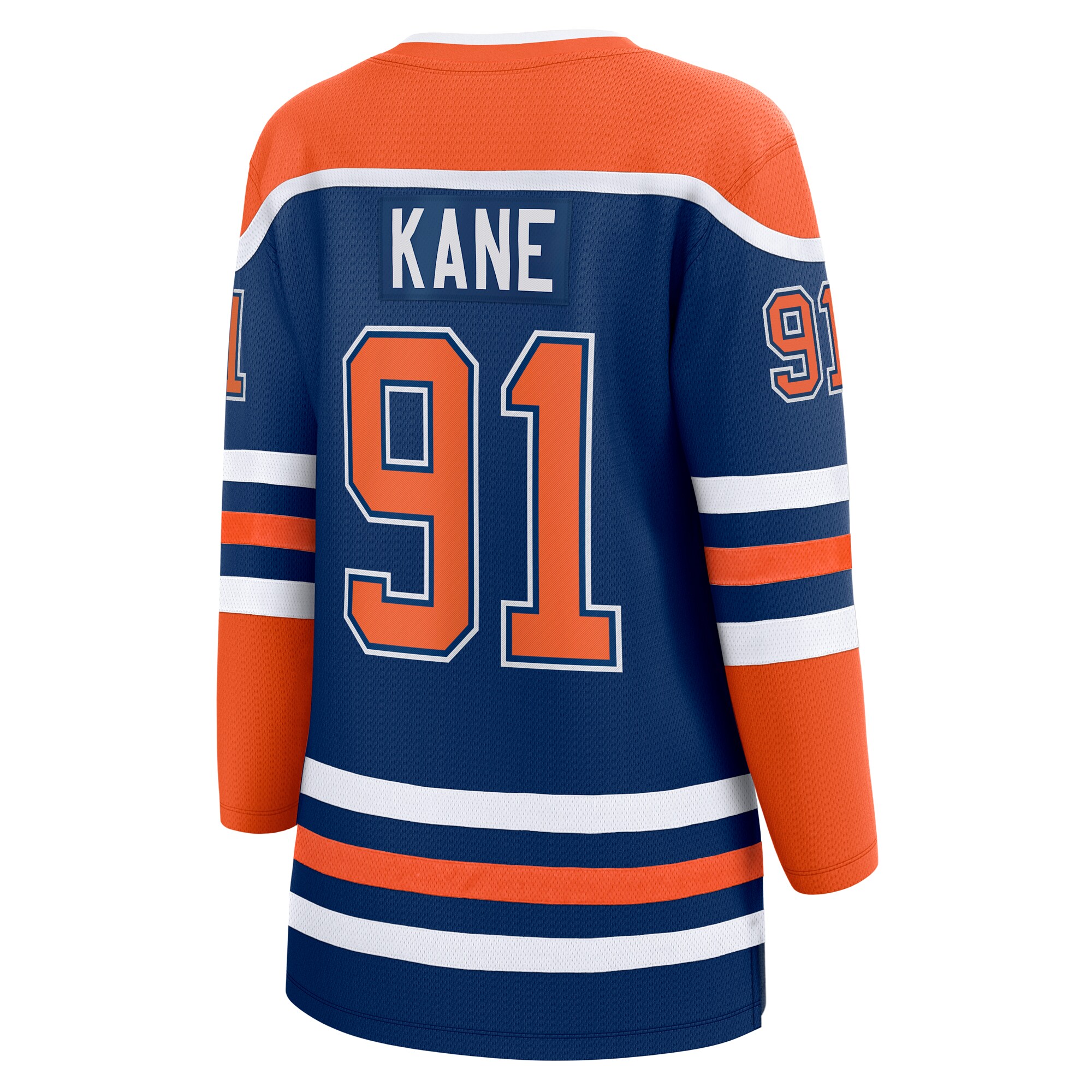 Edmonton Oilers Evander Kane Royal Home Breakaway Player NHL Jersey Women's