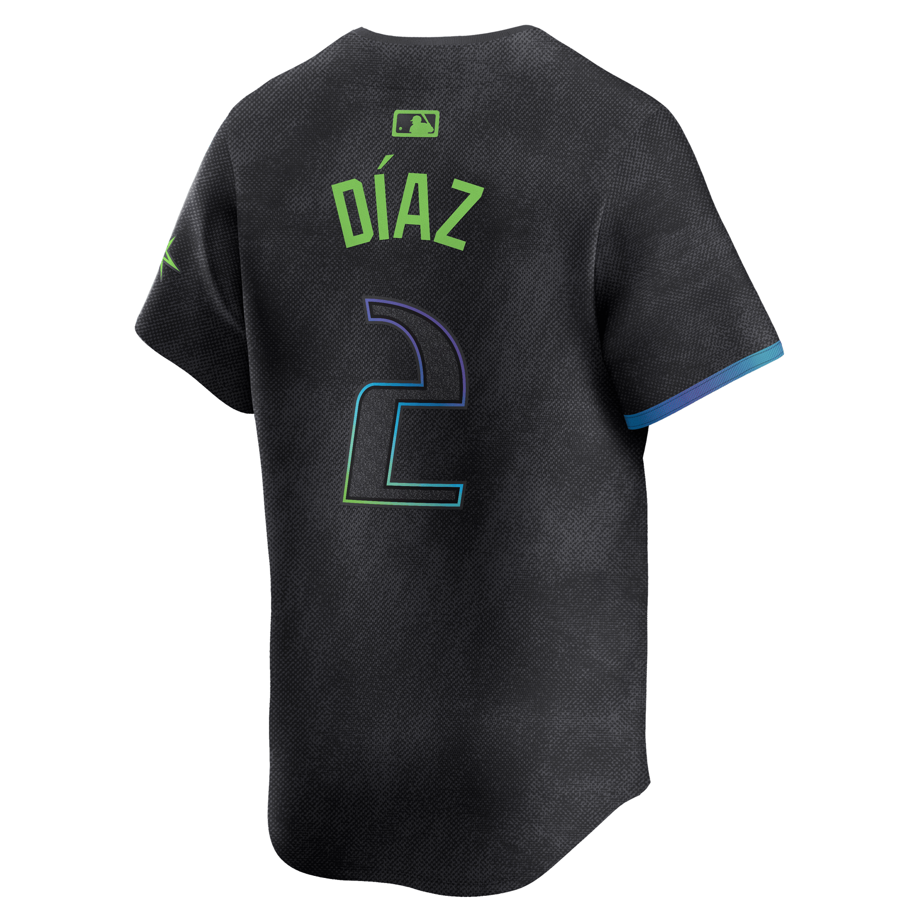 Yandy Diaz 2 Tampa Bay Rays 2024 City Connect Limited Charcoal MLB Jersey Men's