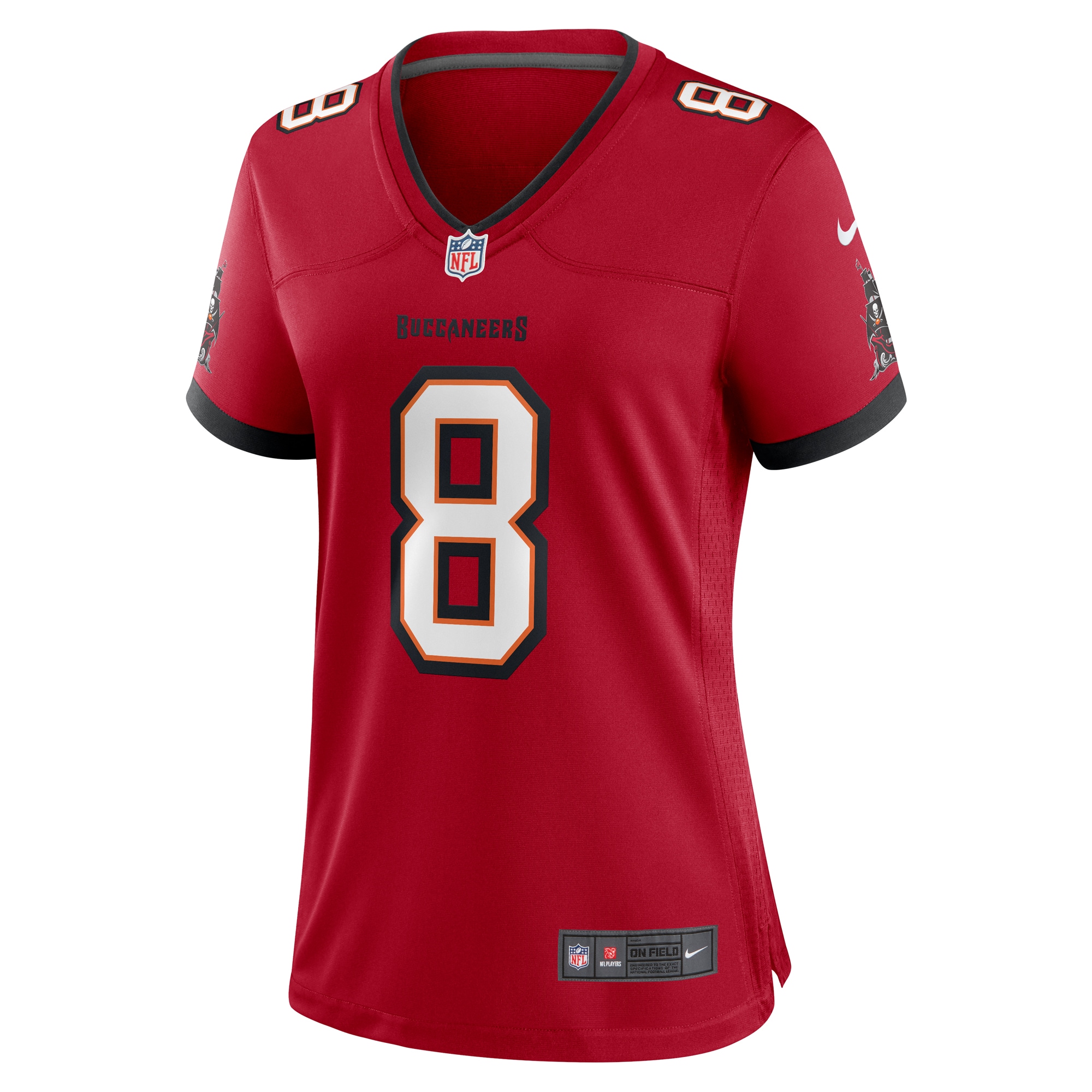 Tampa Bay Buccaneers SirVocea Dennis Red Game NFL Jersey Women's