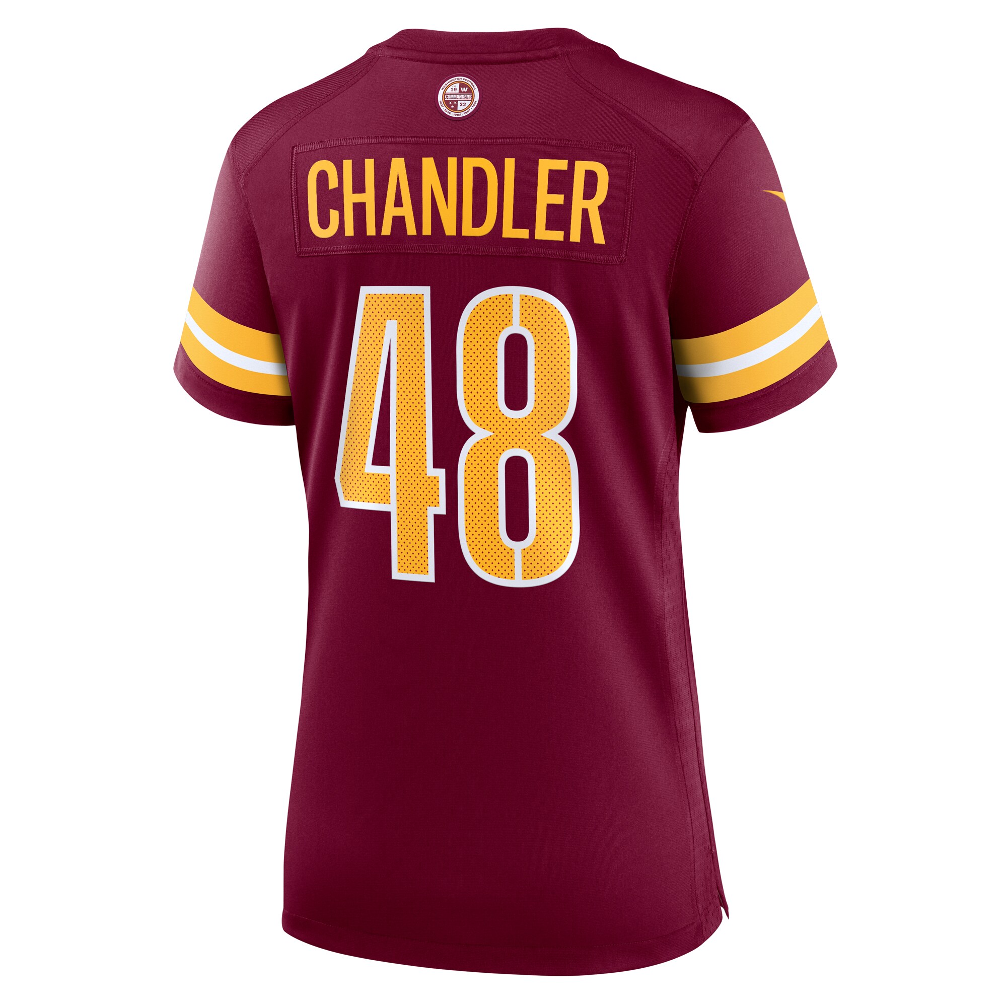 Washington Commanders Sean Chandler Burgundy Game NFL Jersey Women's