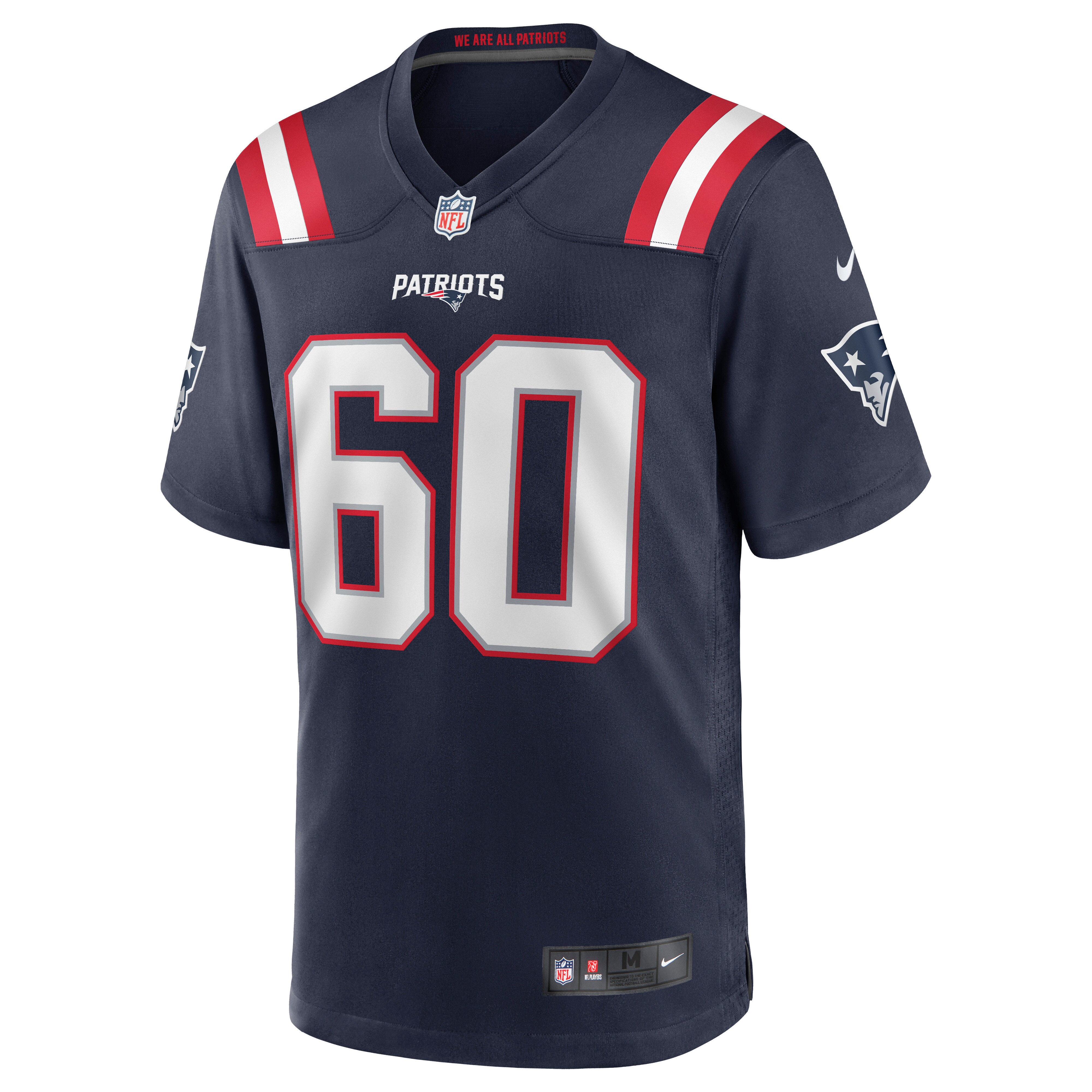 New England Patriots David Andrews Navy Game NFL Jersey Men's