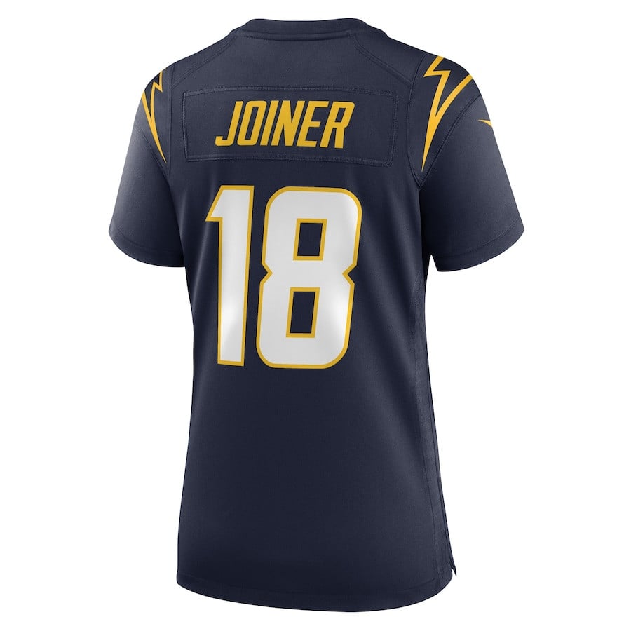 Charlie Joiner 18 Los Angeles Chargers Retired Navy NFL Jersey Women's