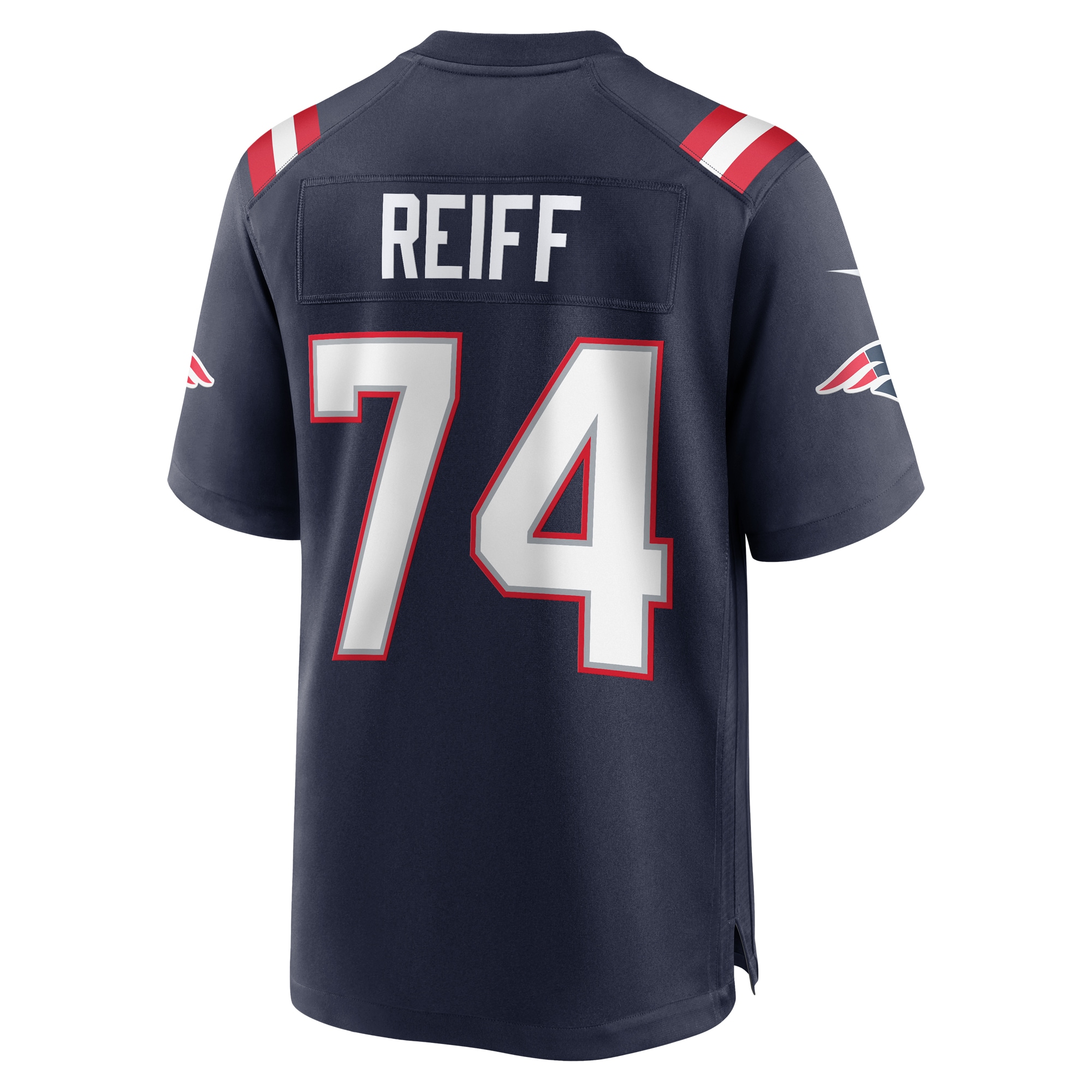 New England Patriots Riley Reiff Navy Game NFL Jersey Men's