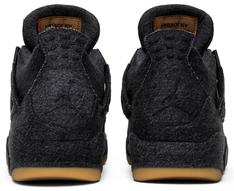 Levi s x Air Jordan 4 Retro Black Denim AO2571-001