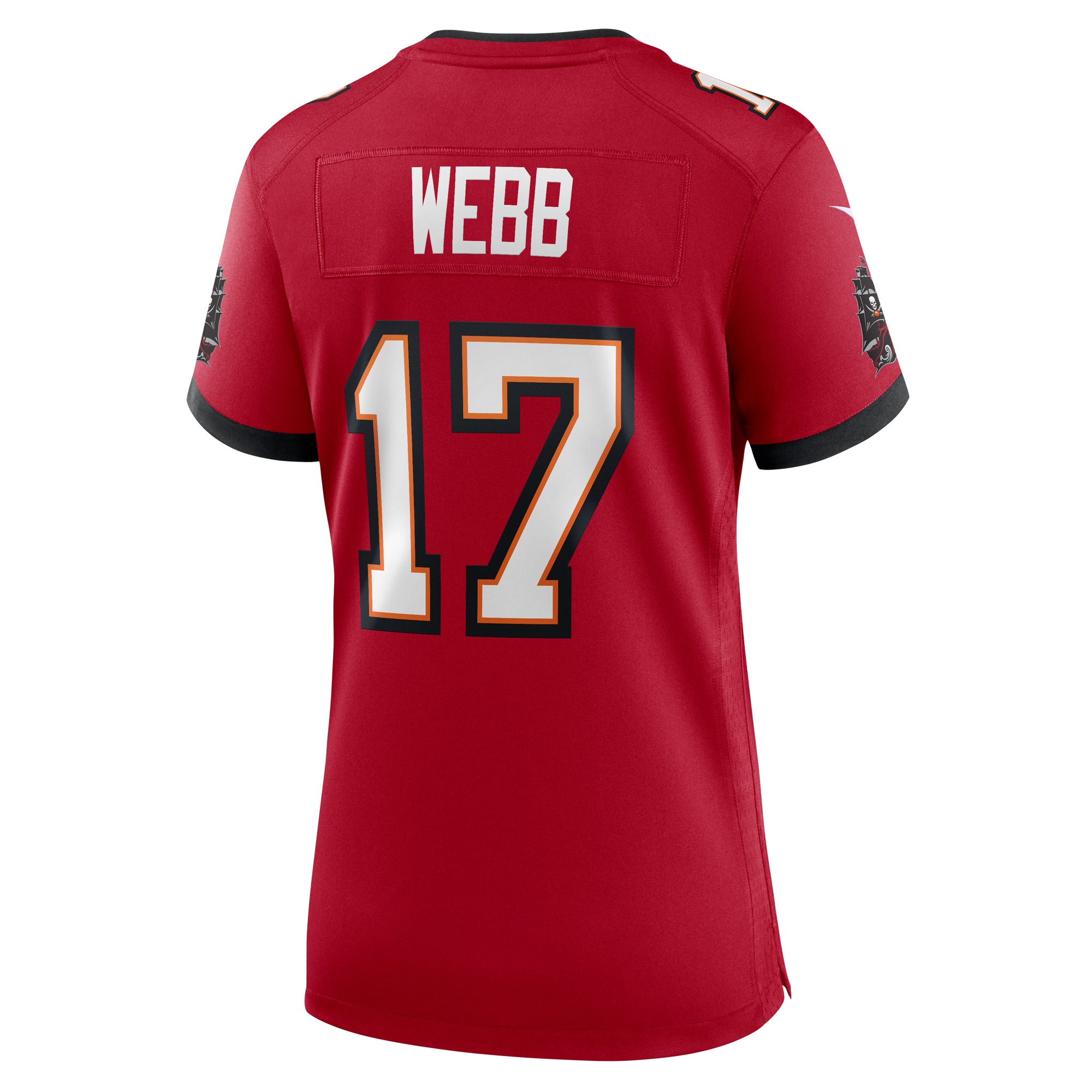 Tampa Bay Buccaneers Raleigh Webb Red Game NFL Jersey Women's