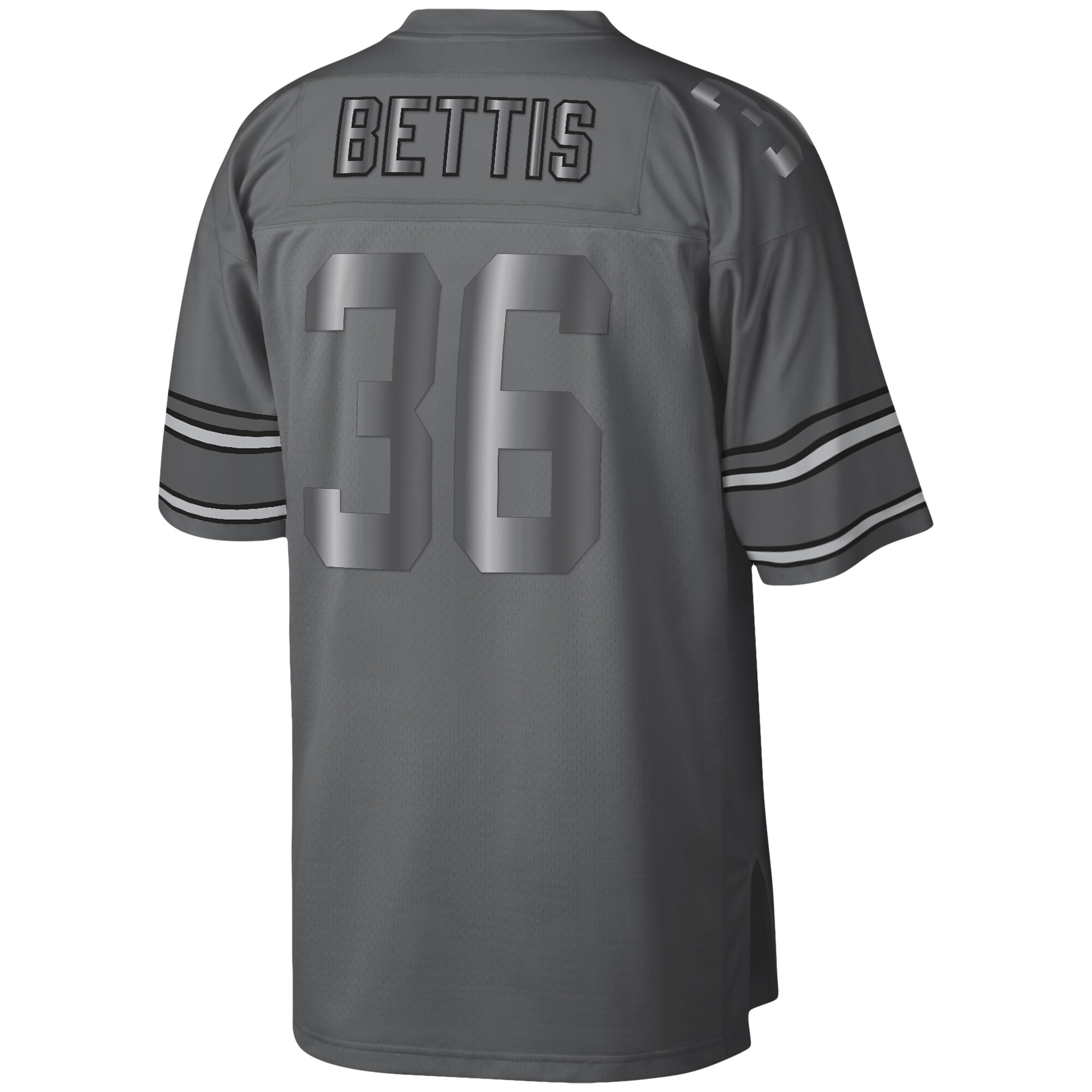 Pittsburgh Steelers Jerome Bettis Mitchell Ness Charcoal 1996 Retired Player Metal Legacy NFL Jersey Men's