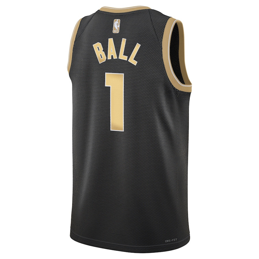 LaMelo Ball 1 Charlotte Hornets Unisex Select Series Swingman Black NBA Jersey Unisex