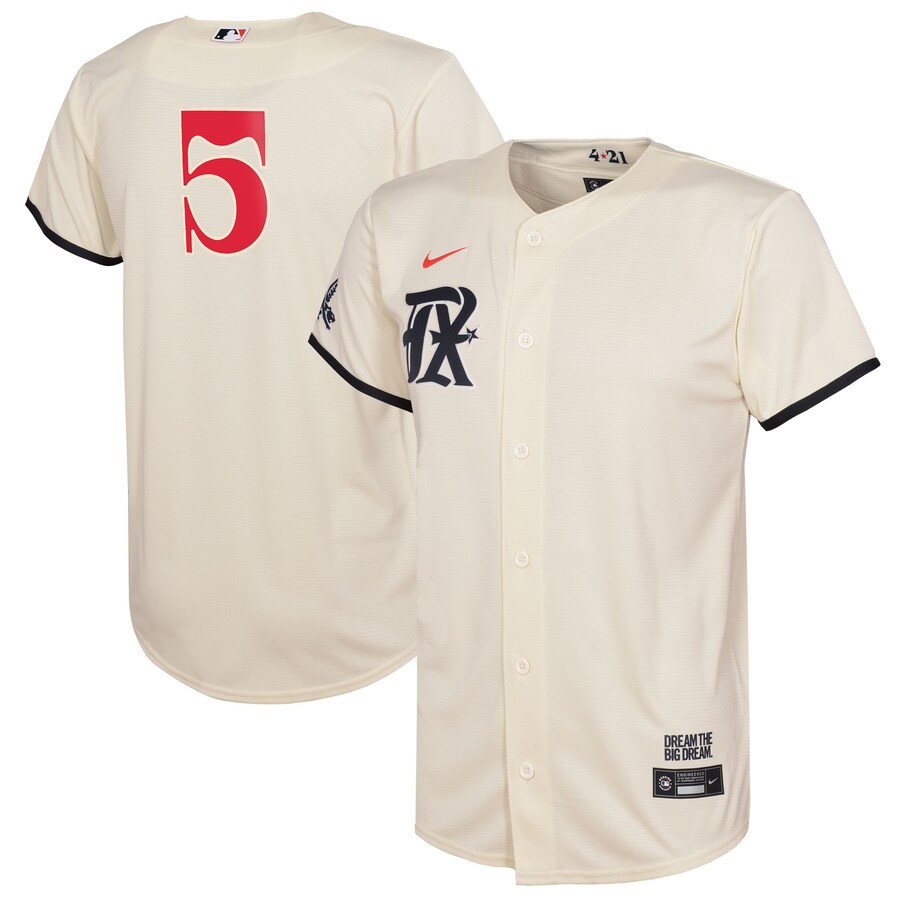 Corey Seager Texas Rangers Toddler City Connect Player Jersey Cream