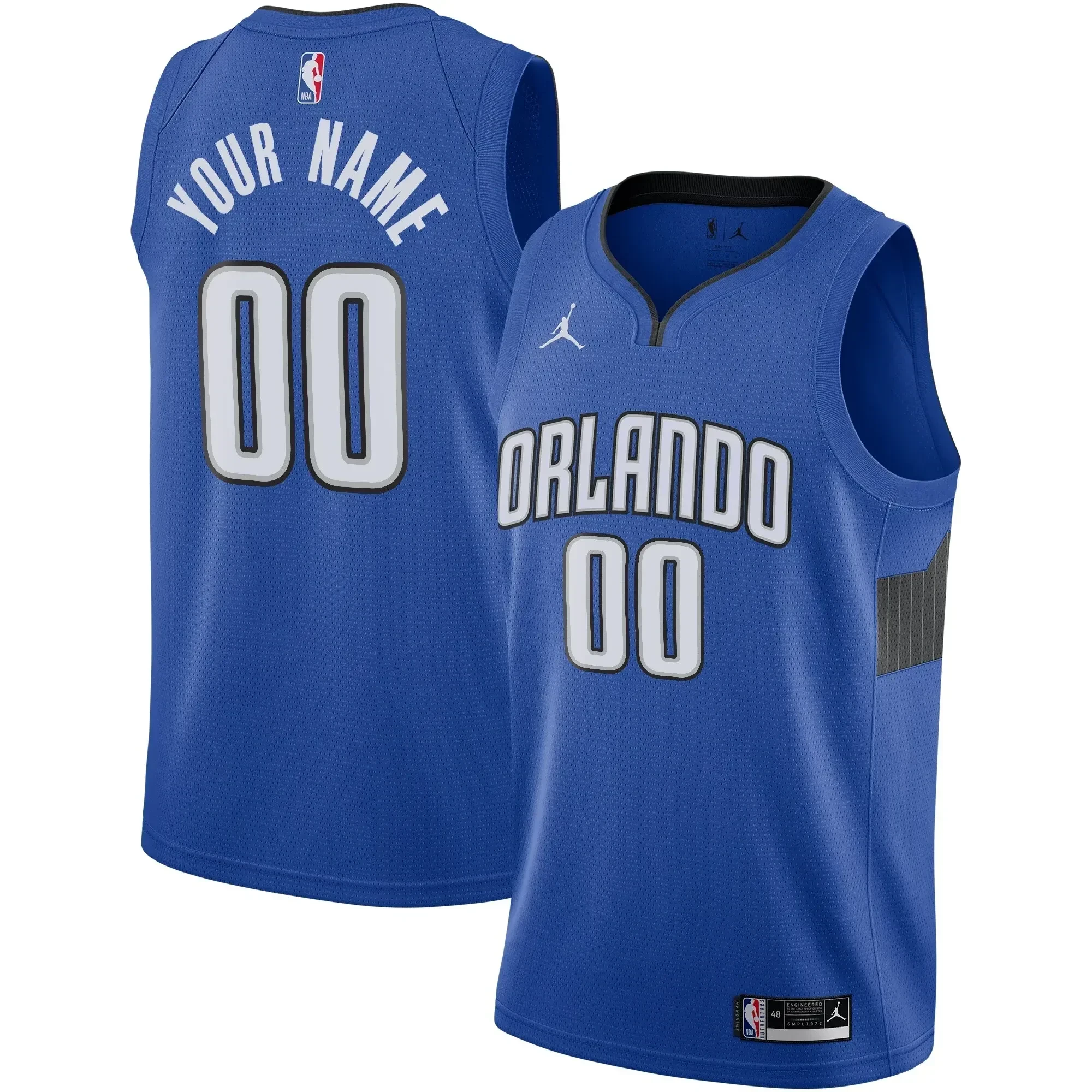 Orlando Magicc Swingman Custom Statement Edition Blue NBA Jersey Men's