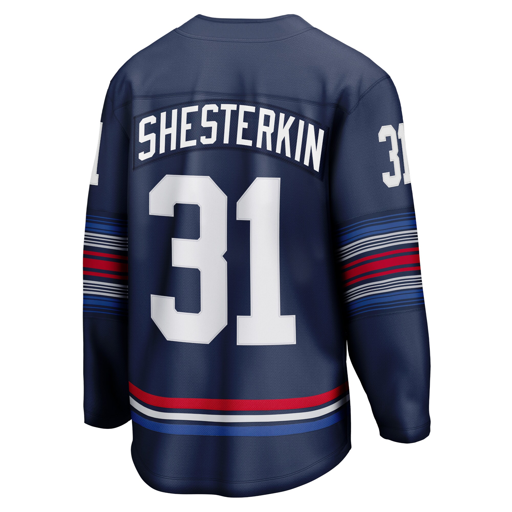 New York Rangers Igor Shesterkin Navy Alternate Premier Breakaway Player NHL Jersey Men's
